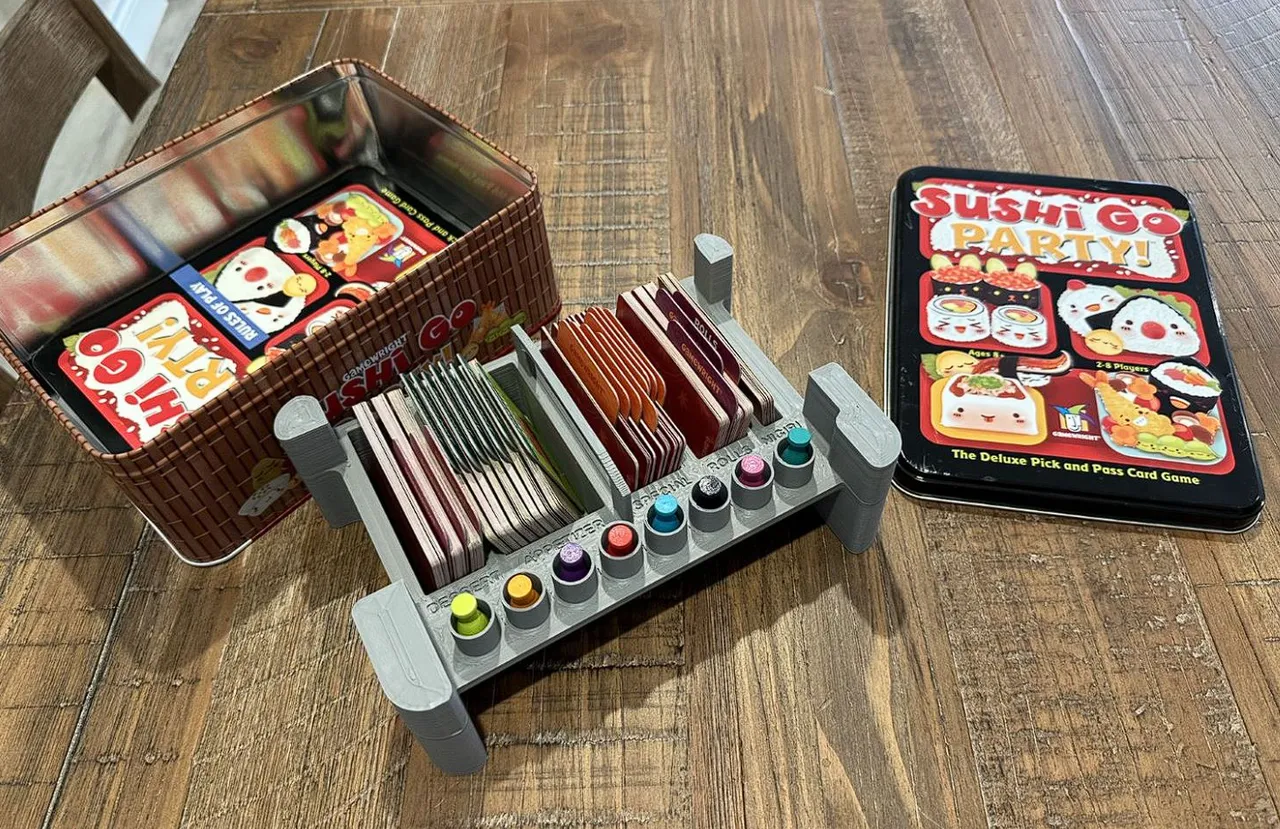 Sushi Go Party! - Game Insert + Handle by iamnotwhoiam | Download free STL  model | Printables.com