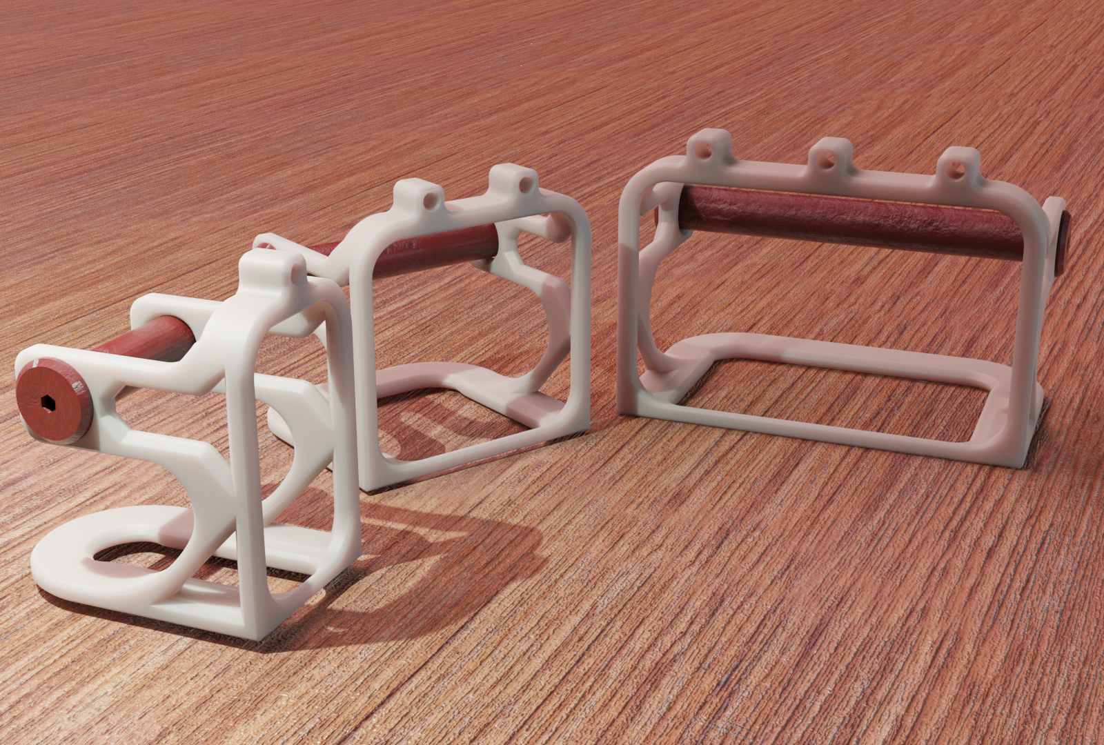 Mod wire Spool Holder - Improved 3D model thumbnail