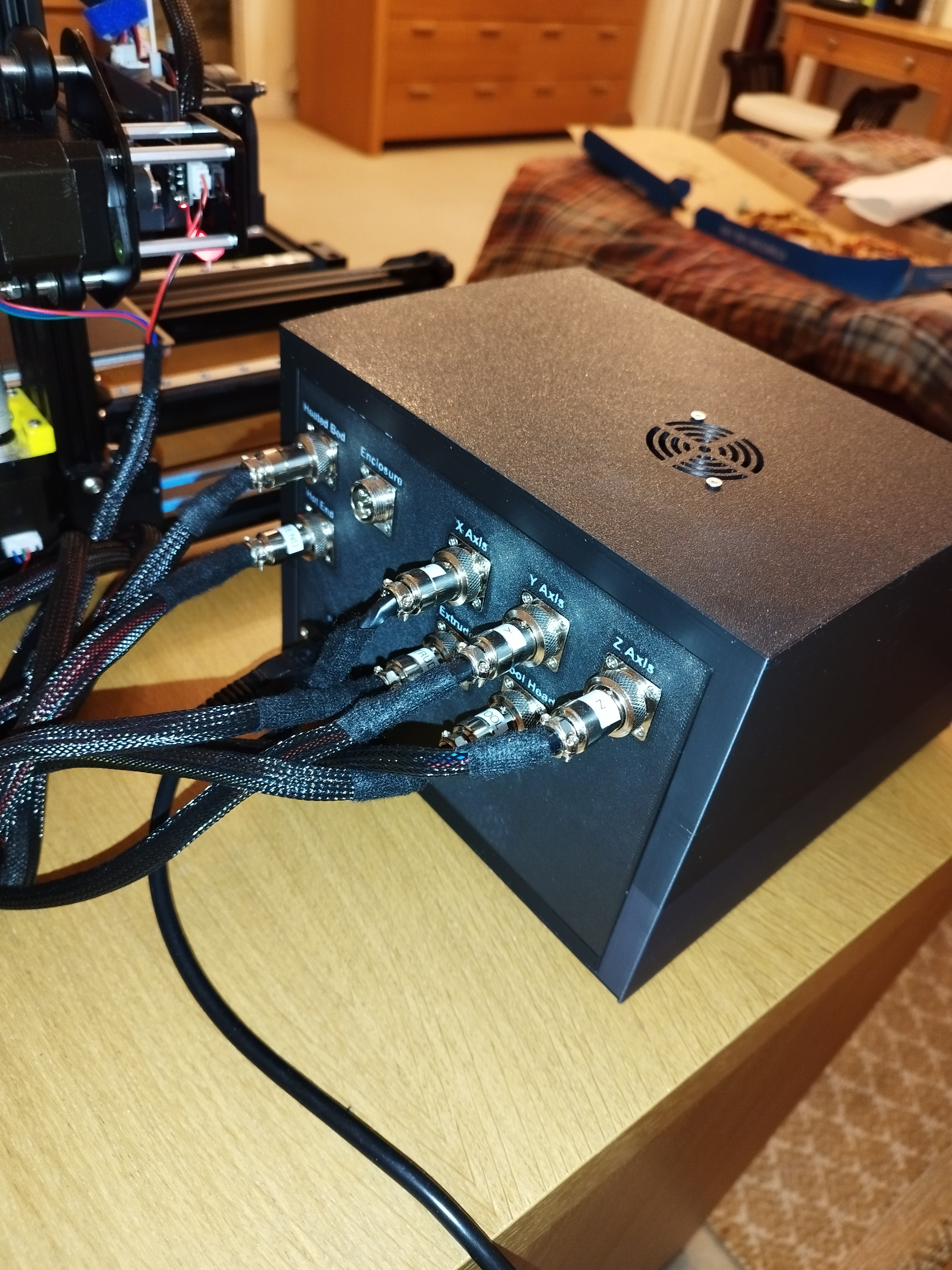 Miniatura 3 do modelo 3D Modular 3D Printer Electronics Enclosure