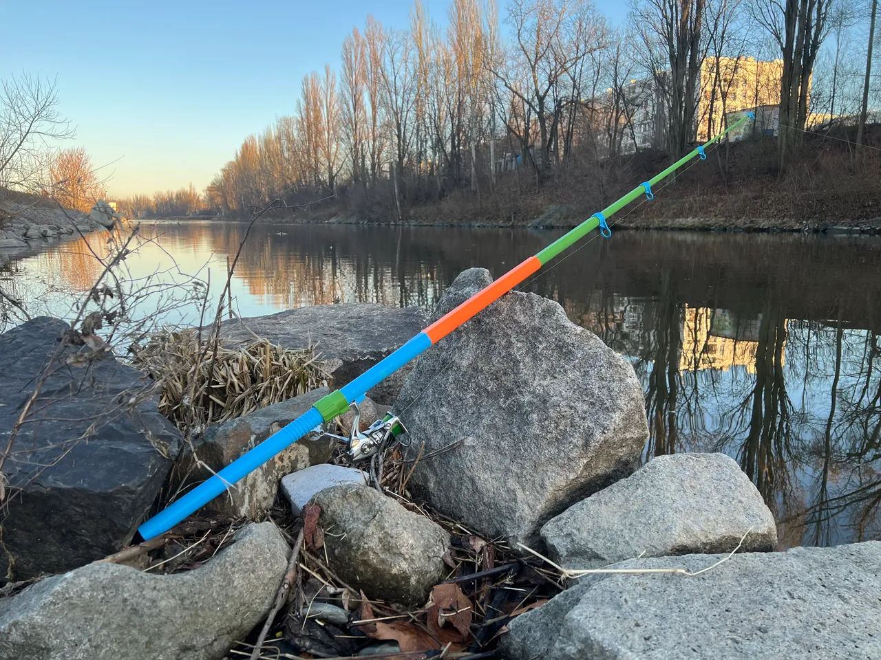 Fishing pole and bait holder by pennyfarmer, Download free STL model