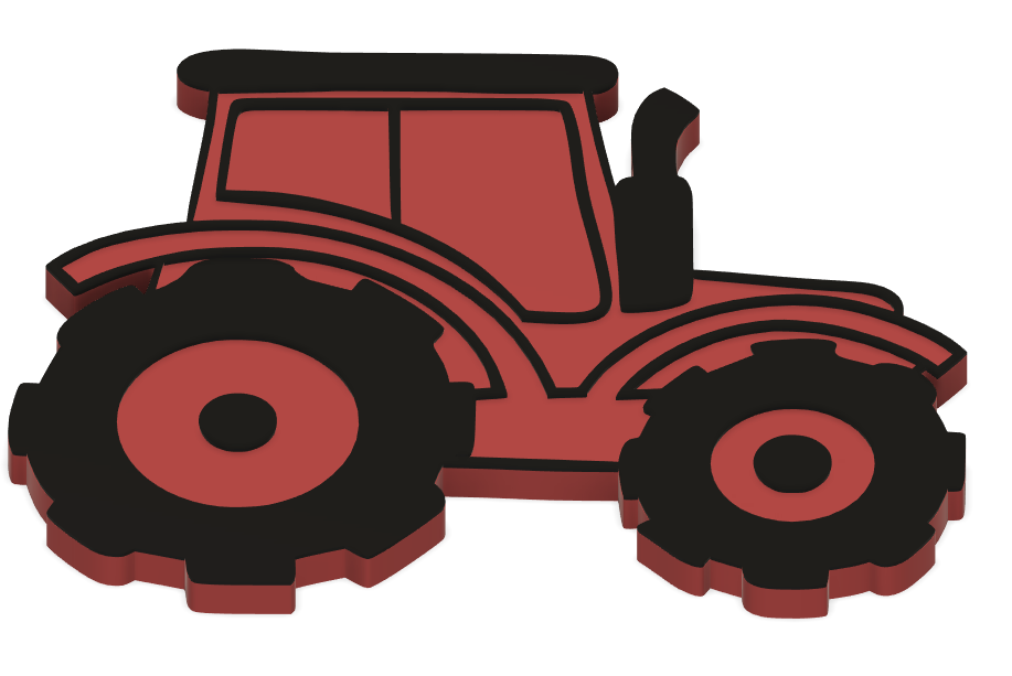 Miniatura 2 do modelo 3D Traktor magnet