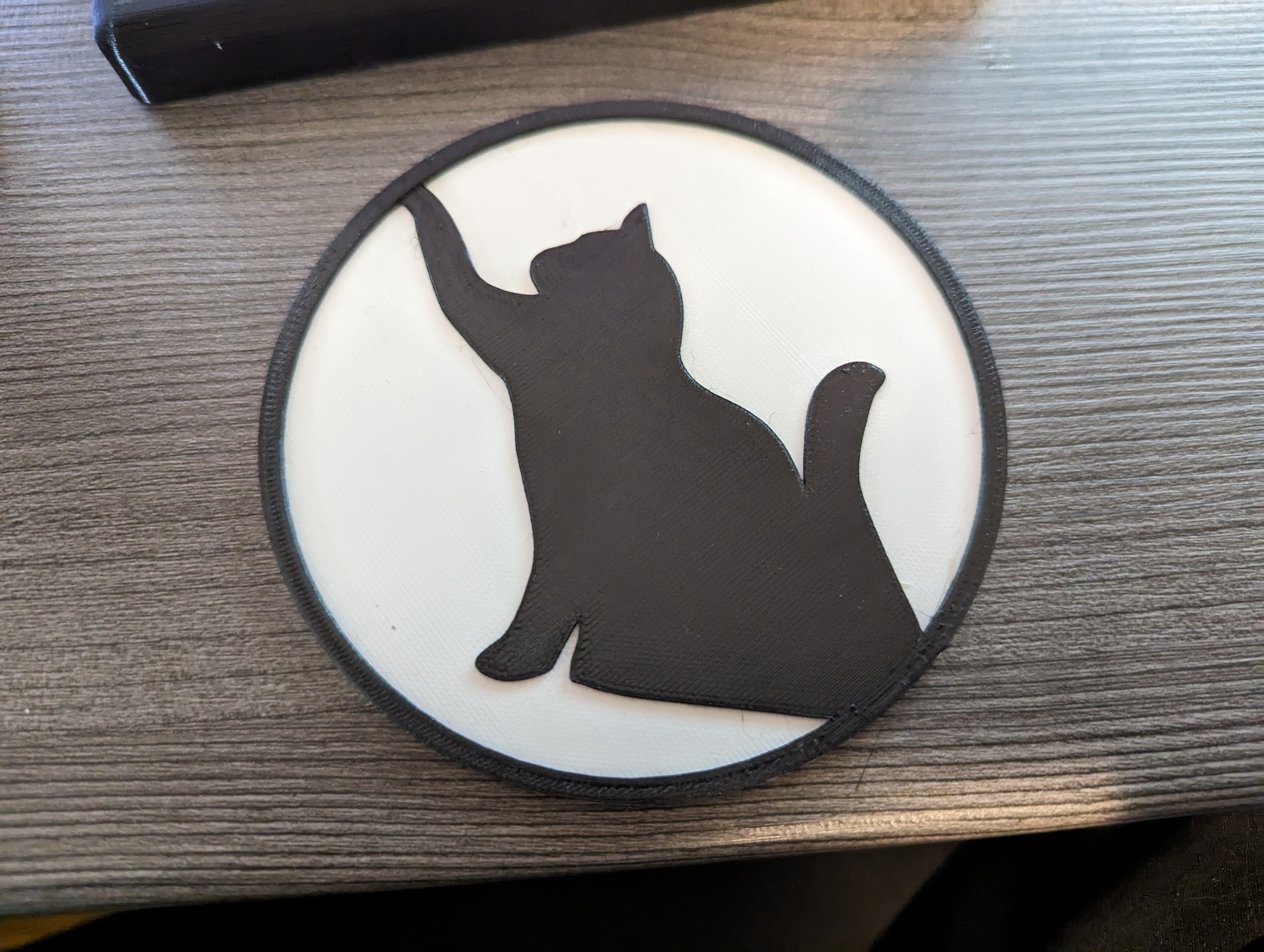 Miniatura 2 do modelo 3D Cat Coaster