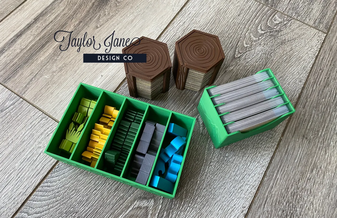 Cascadia and Landmarks Compatible Board Game Organizer by tjdesign |  Download STL model | Printables.com