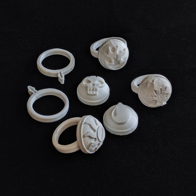 Miniatura 8 do modelo 3D Five Magic Rings of Elements