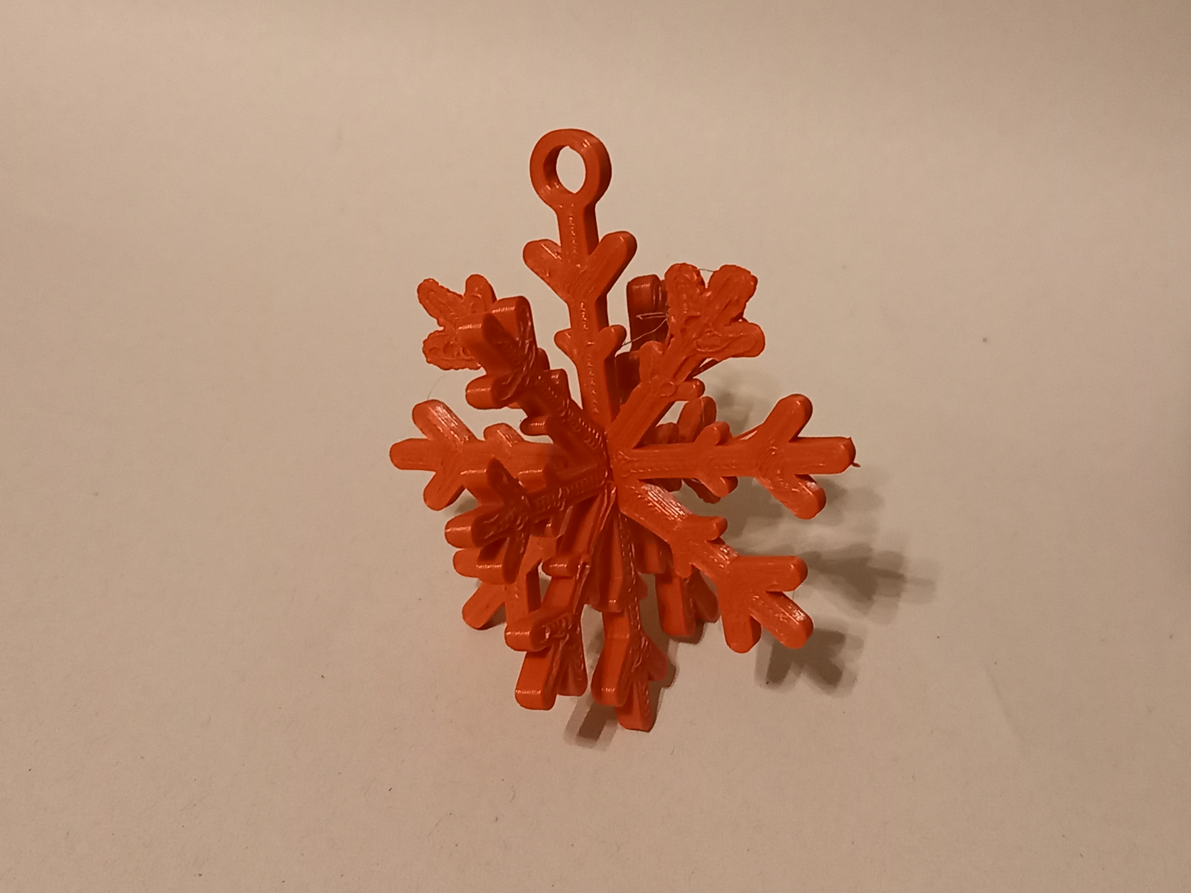 3D snowflake (2 pieces)