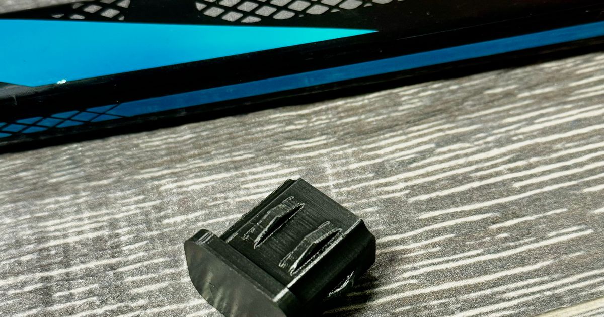 Hockey Stick Plug by MM Download free STL model