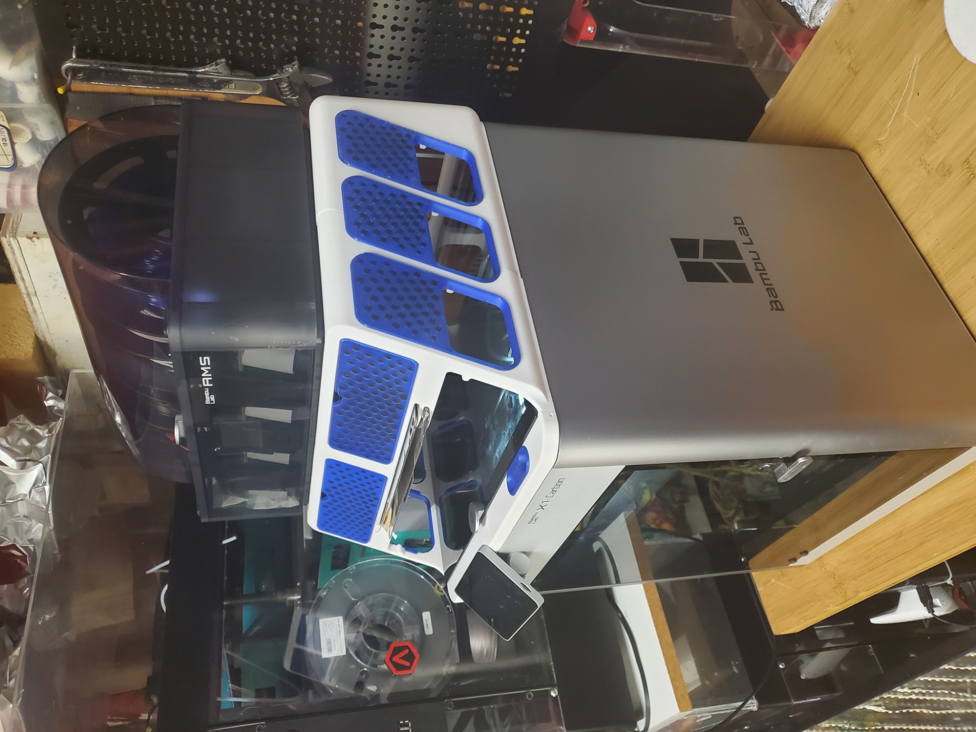 AMS RAISER, DRAWERS, PLATE STORAGE