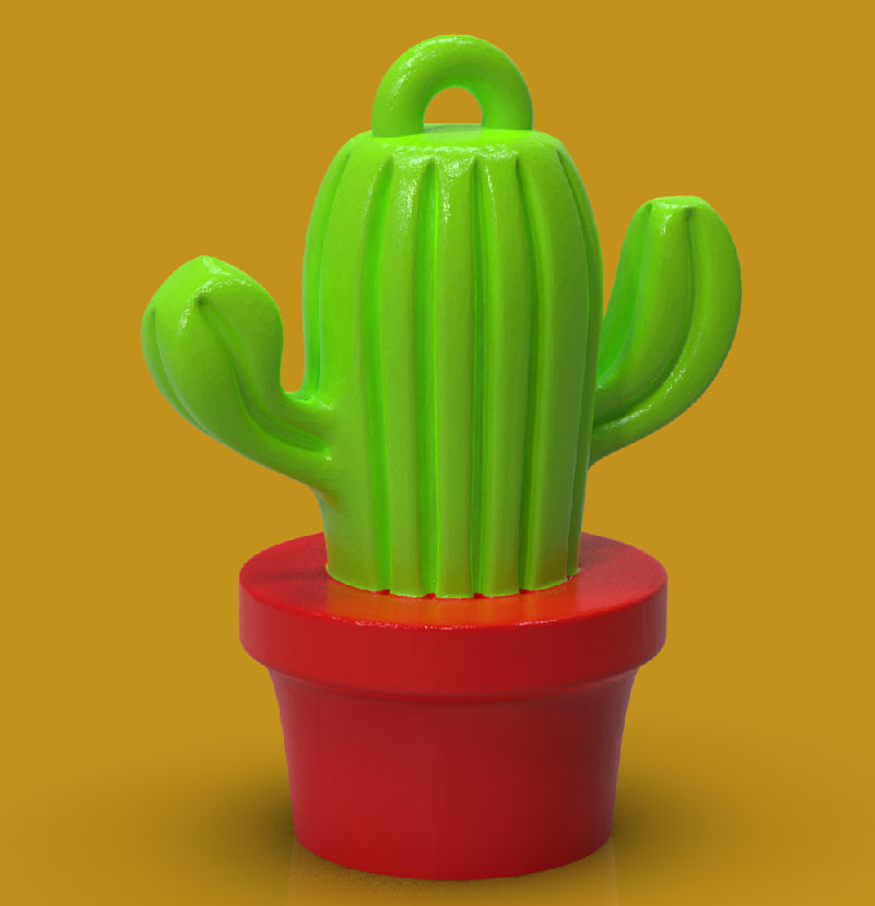 Cactus KeyChain