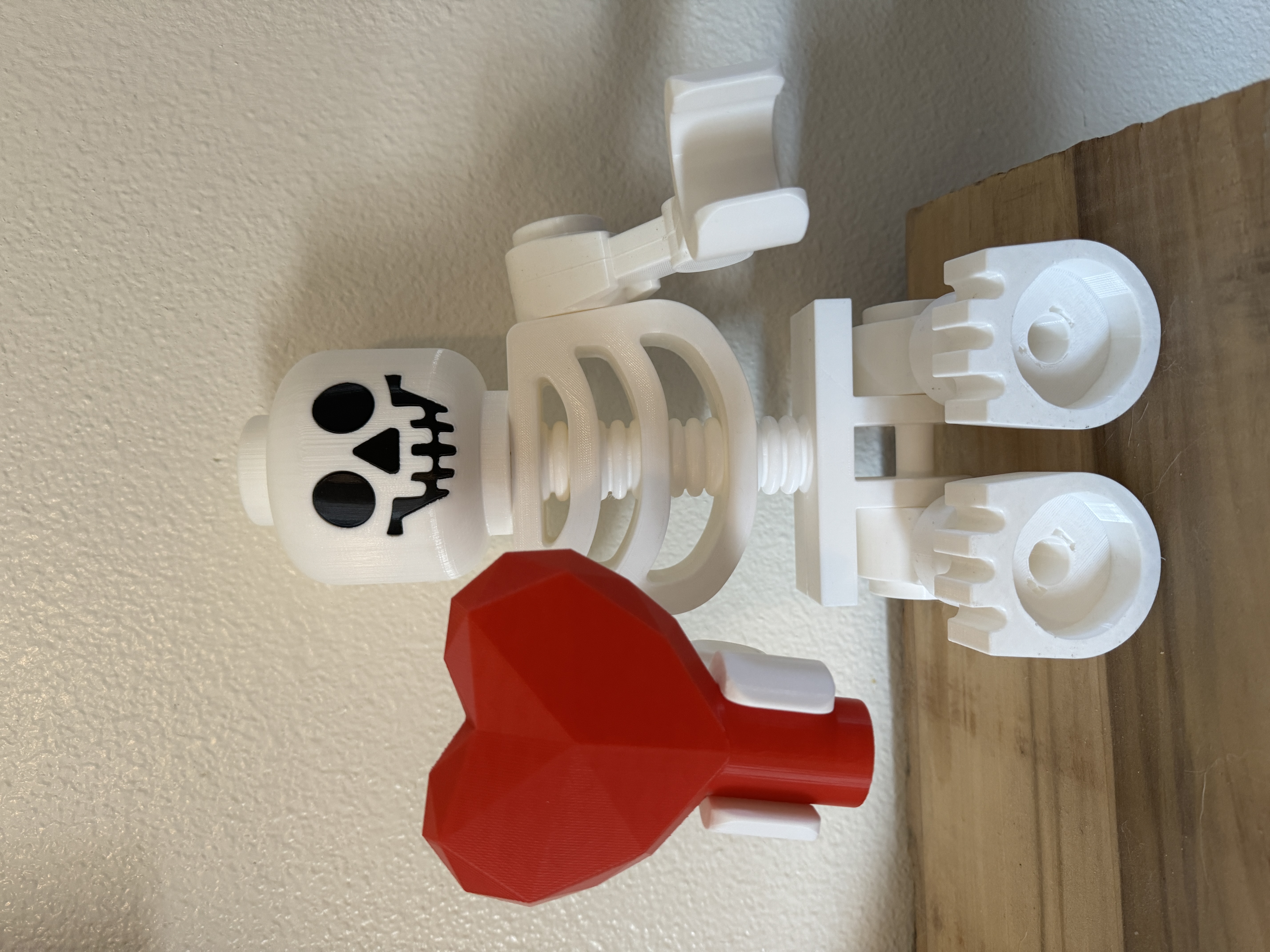 Mega Lego-Like Heart for Mega Skeleton (10:1 Scale)