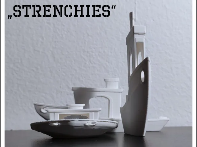 "The Strenchies" a stretched #3DBenchy collection, wide, long and tall Benchy
