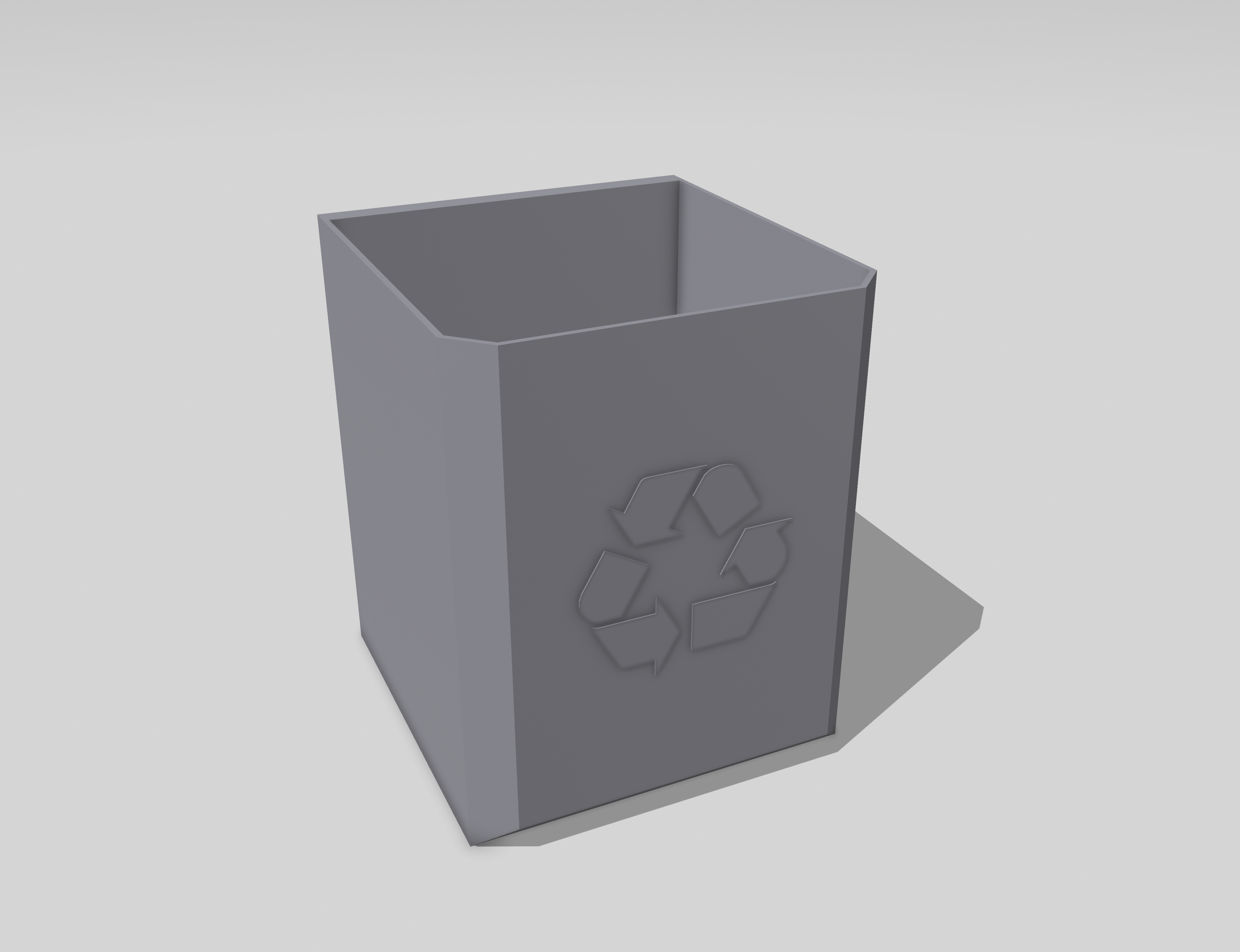 Miniatura 2 do modelo 3D Multiboard wastebin
