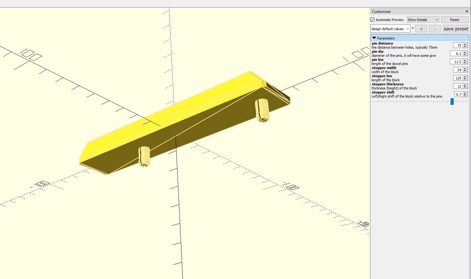 Stopper for laptop stand / tray by mgx | Download free STL model ...