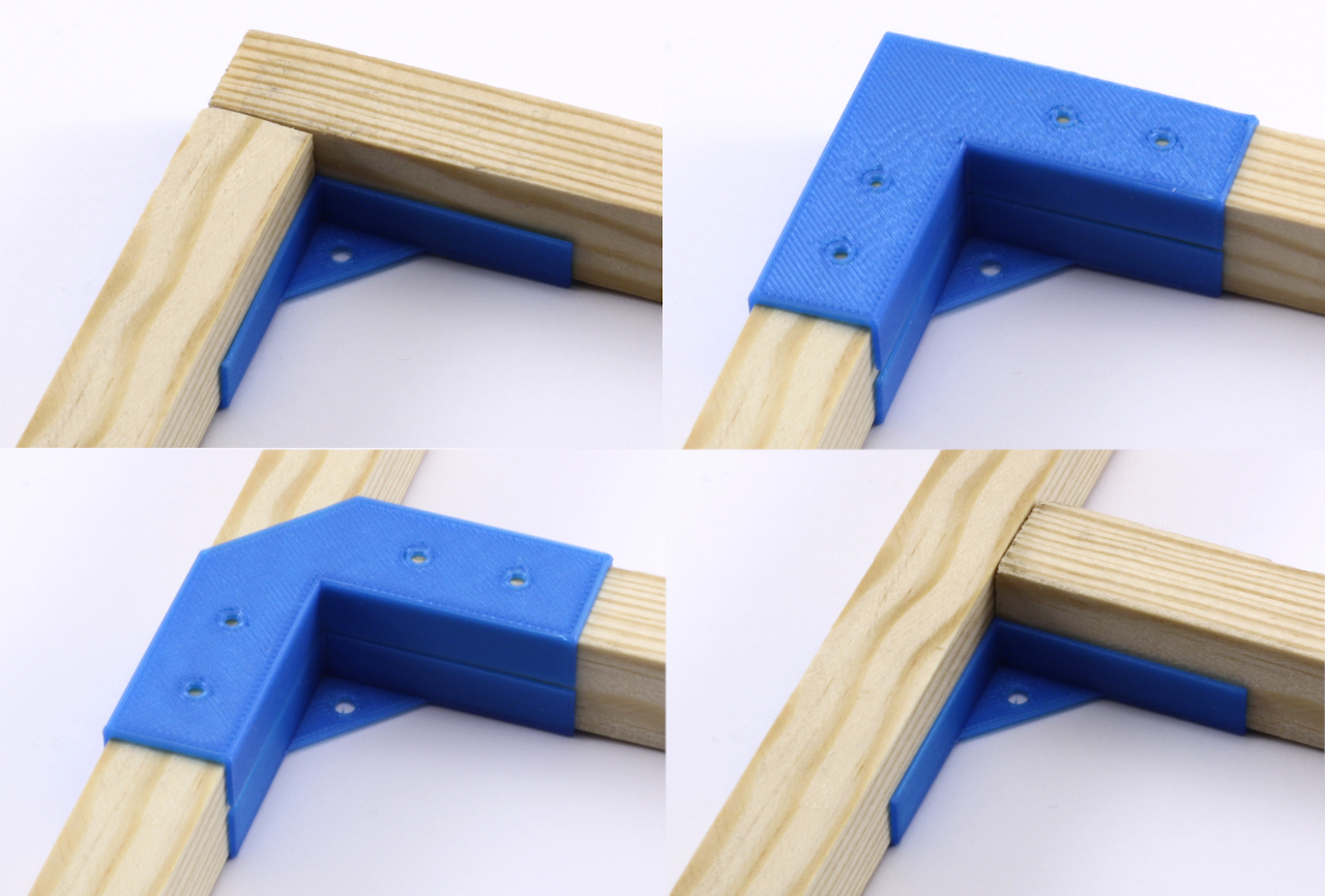 Corner Connector U-Profile (parametric)
