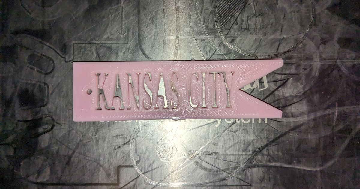 State Tag (Kansas City) by MagicMaker Download free STL model