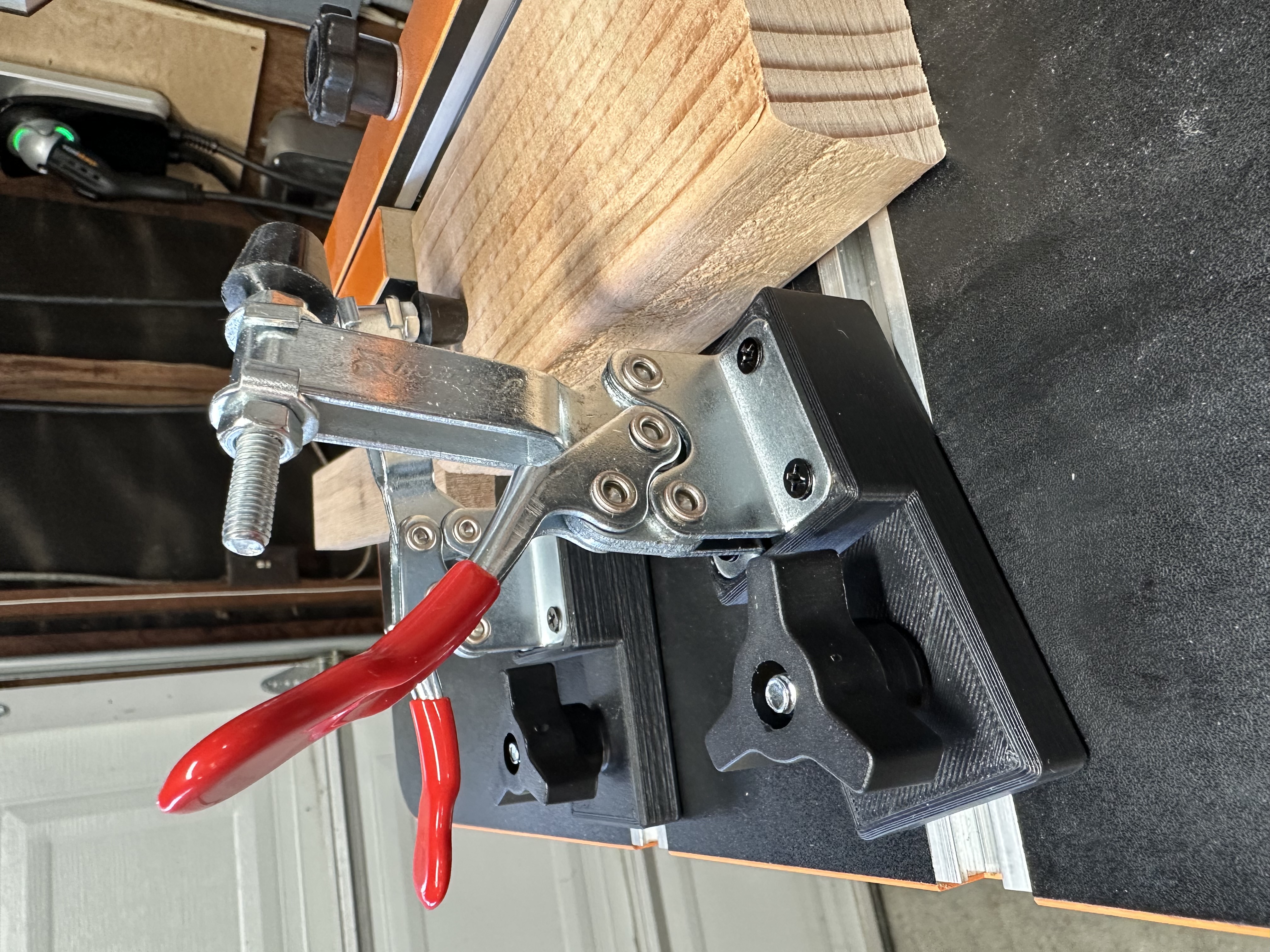 Drill Press Track Block for Toggle Clamp
