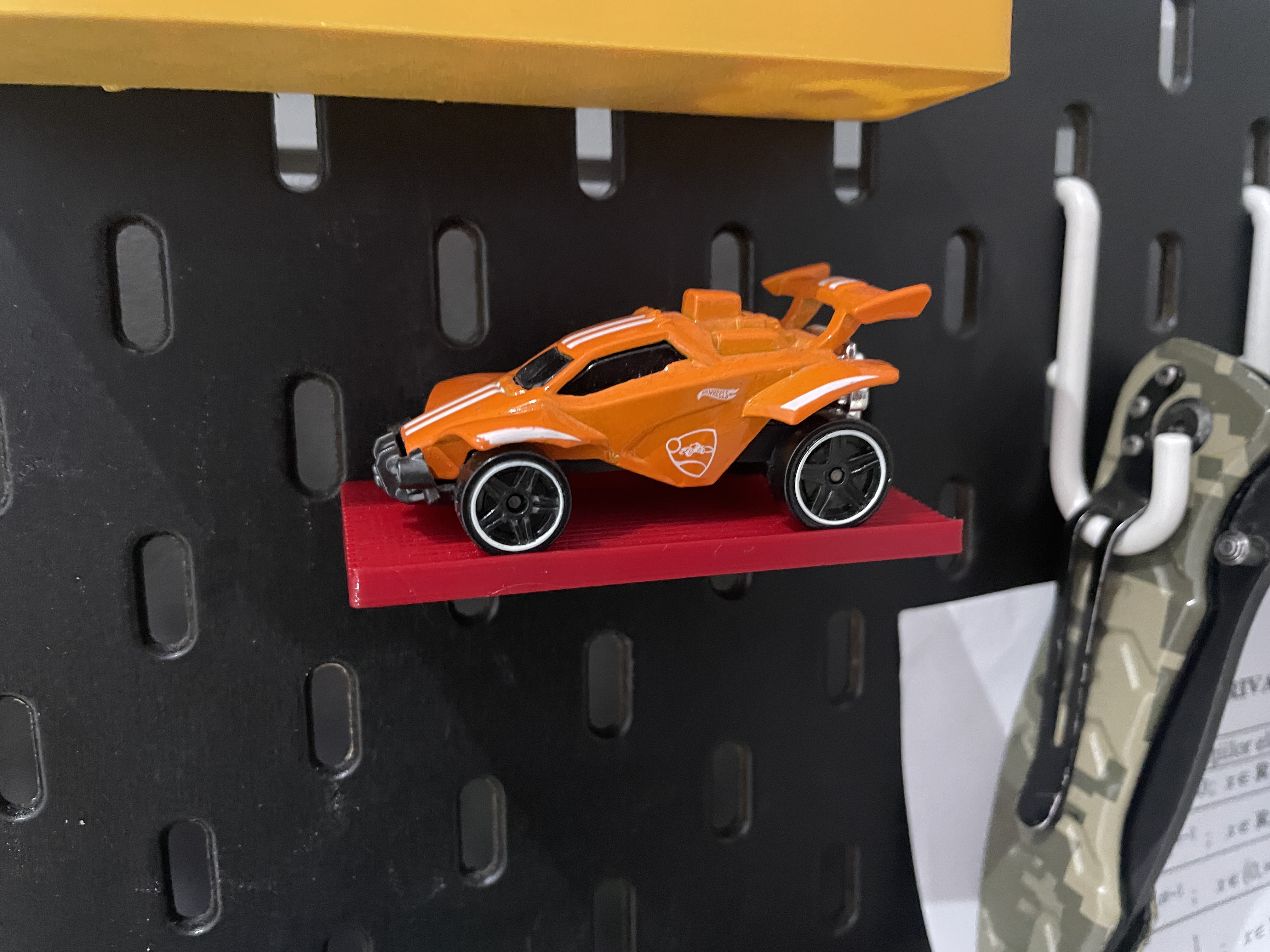 IKEA Skadis Hot Wheels Holder!