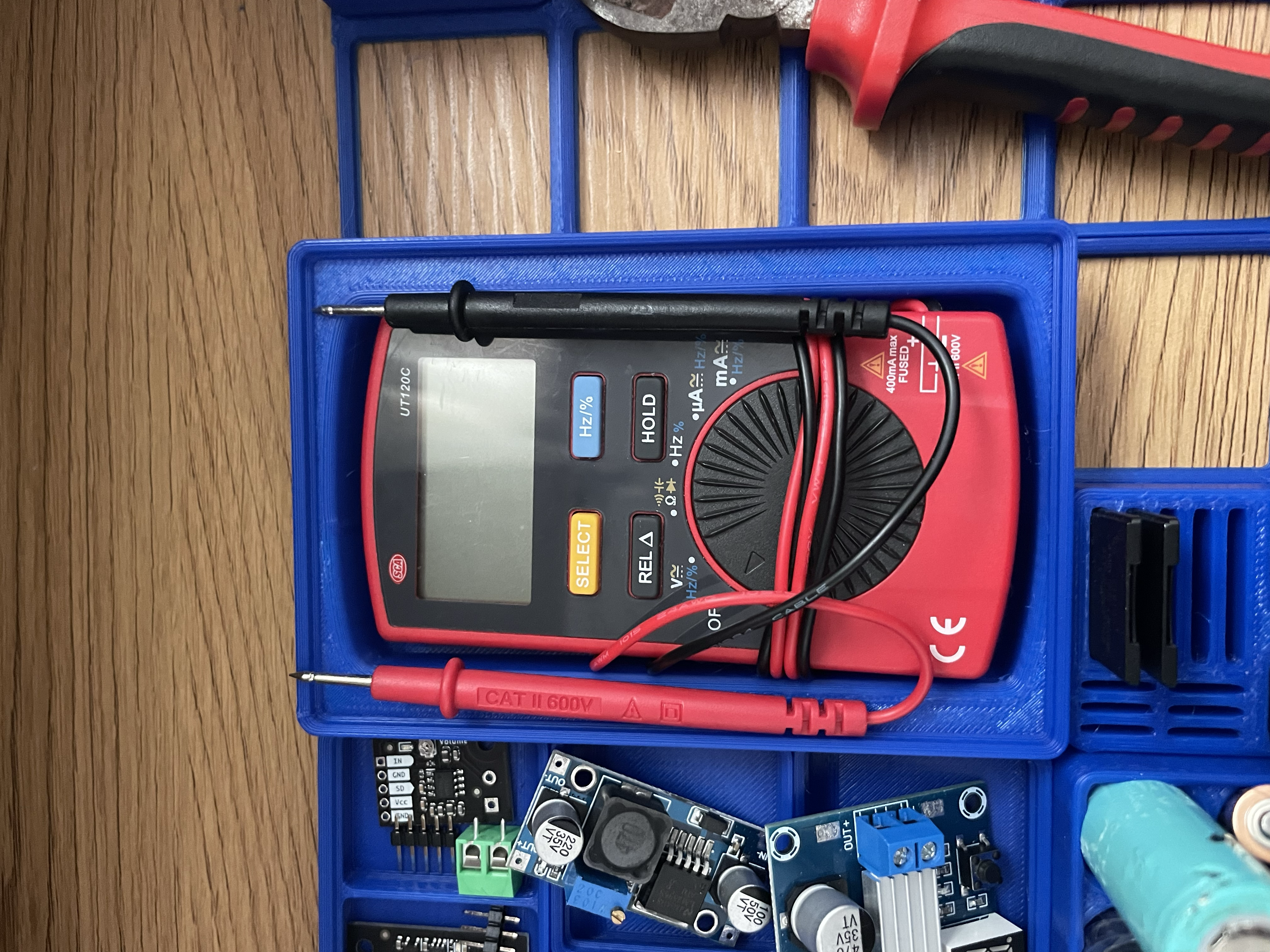 gridfinity small multimeter holder 2x3