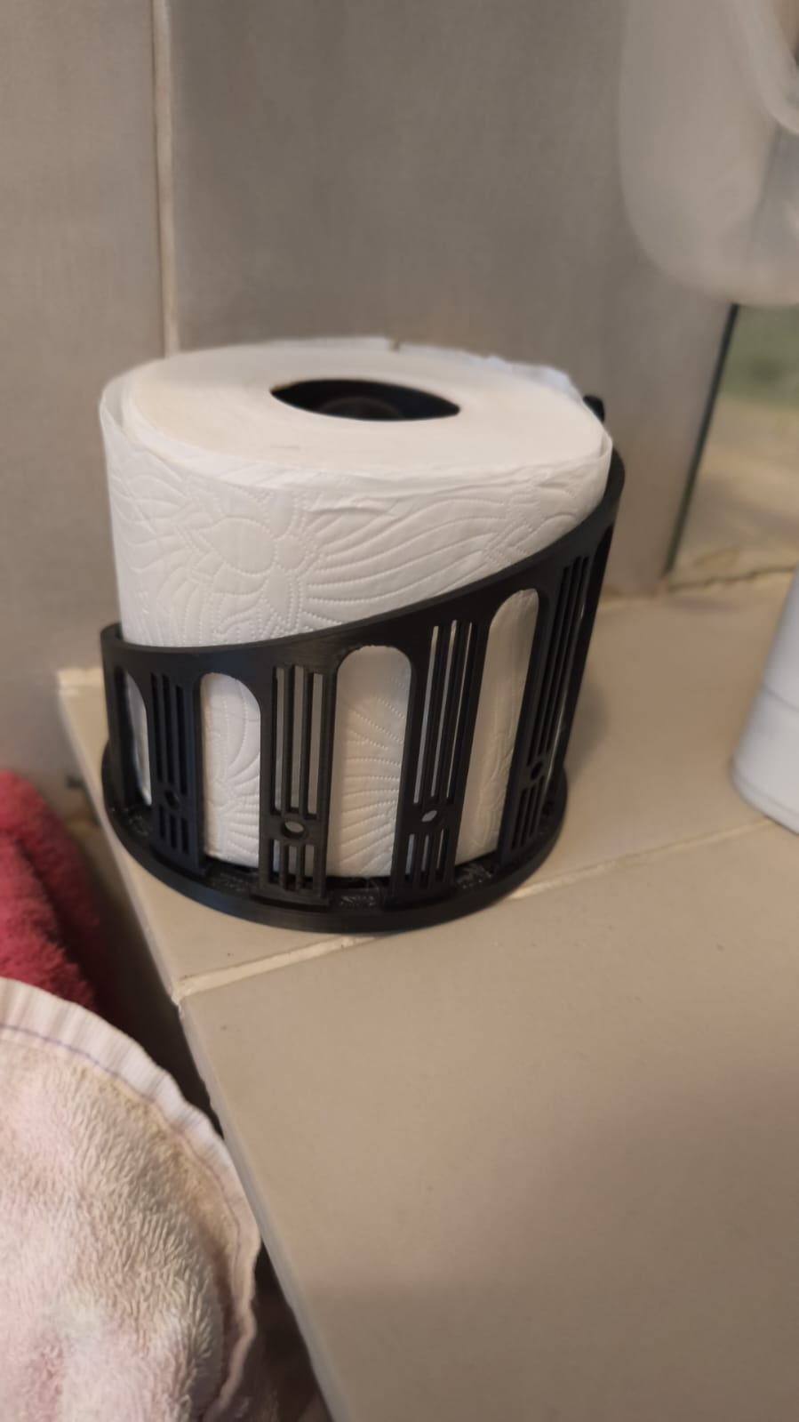 Toilet Roll Holder (with slopes and arches)