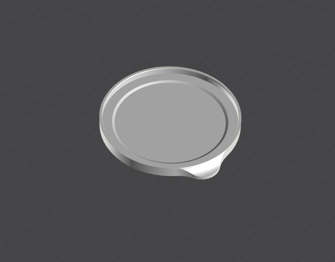 Over Engineered Can Lid 3D model