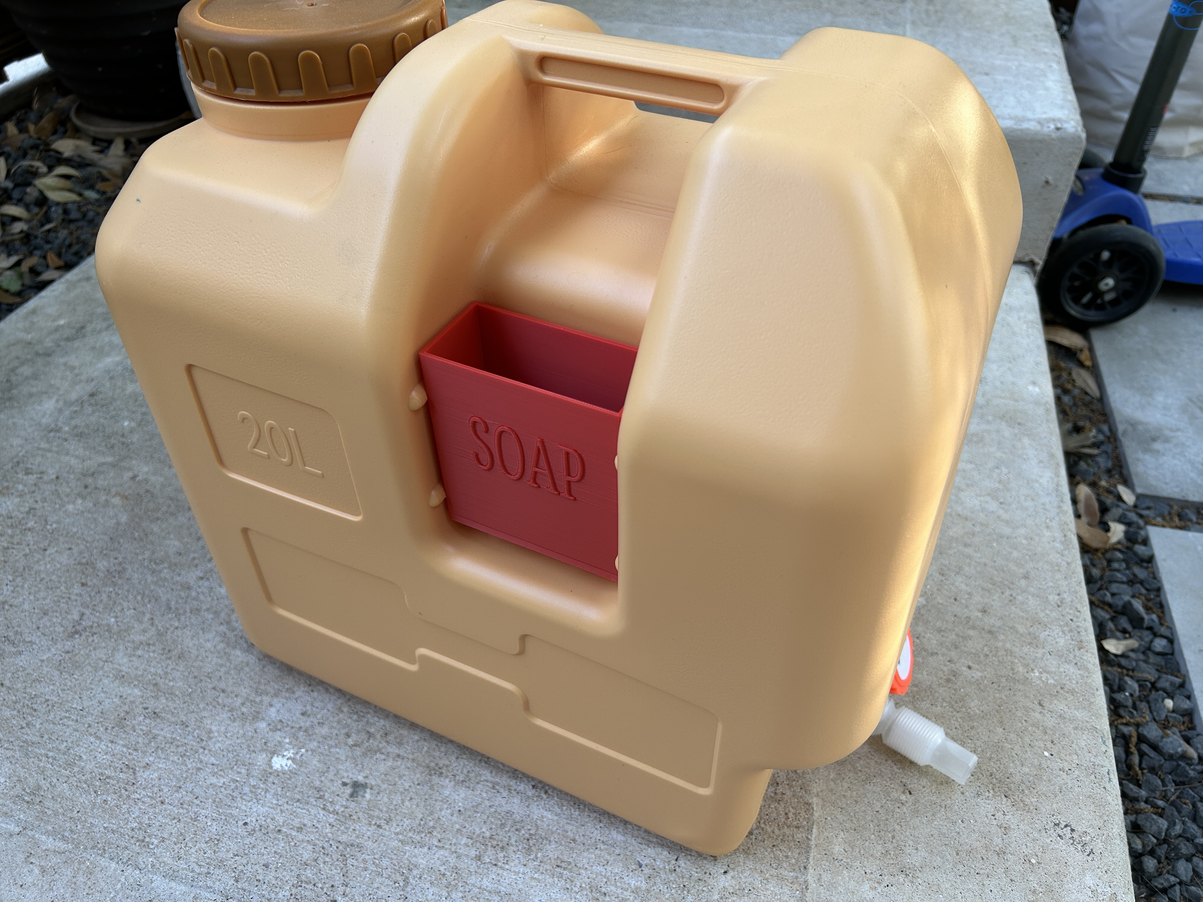 Soap Holder for 5.28 Gallon (20L) Portable Camping & Hiking Water Container - TEMU