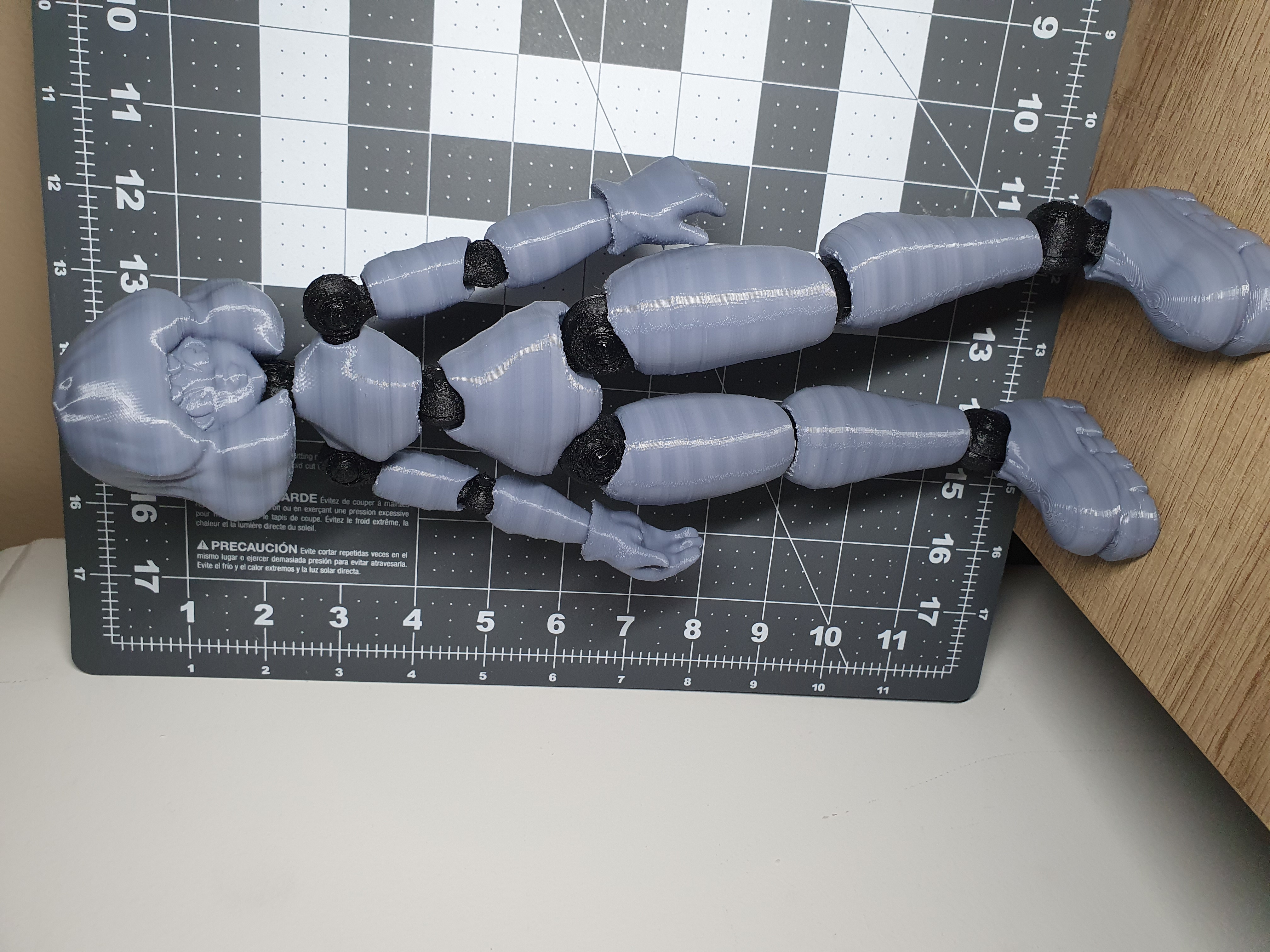 "Fiona Filament": 3D Printable Articulated Figure