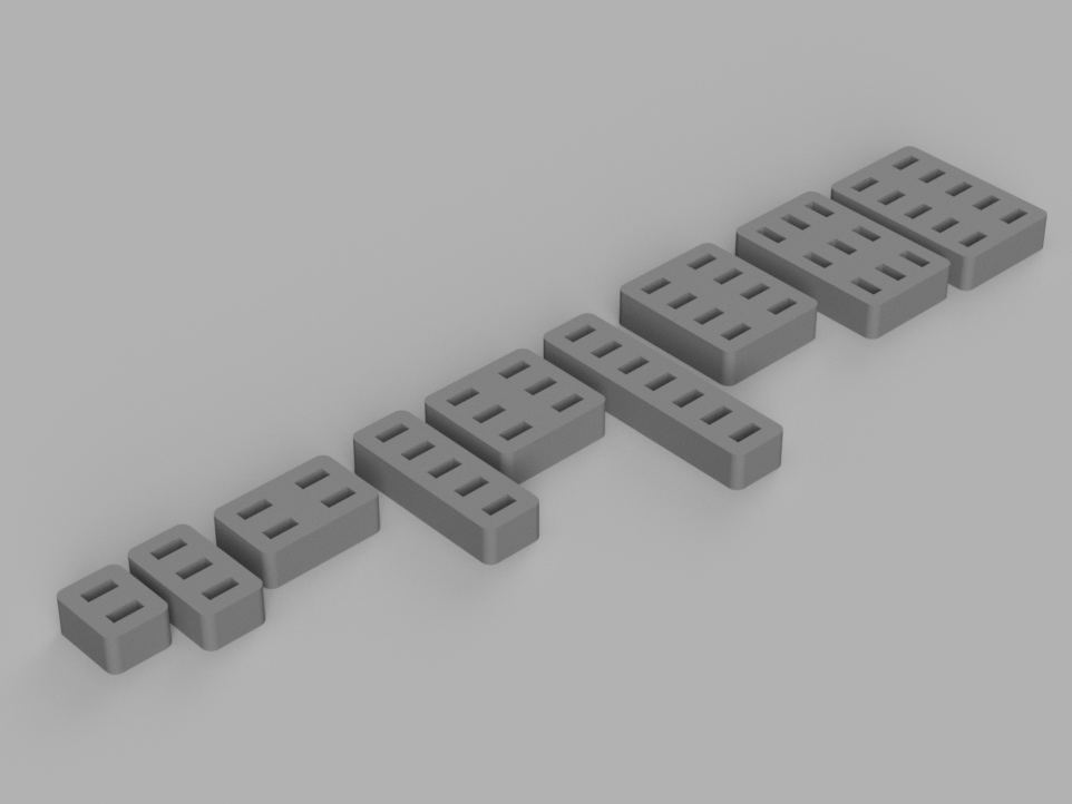 Simpe 2-9 USB Type-A Flash drive holder