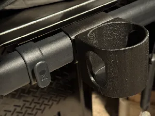 Beer Can Holder For Weber Grills - Clip-On Side Handle Mount For Spirit/Genesis Models, Hands-Free Grilling