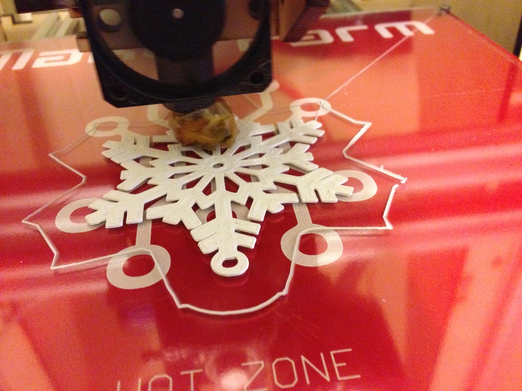 Snowflake by JonMonaghan with hole added
