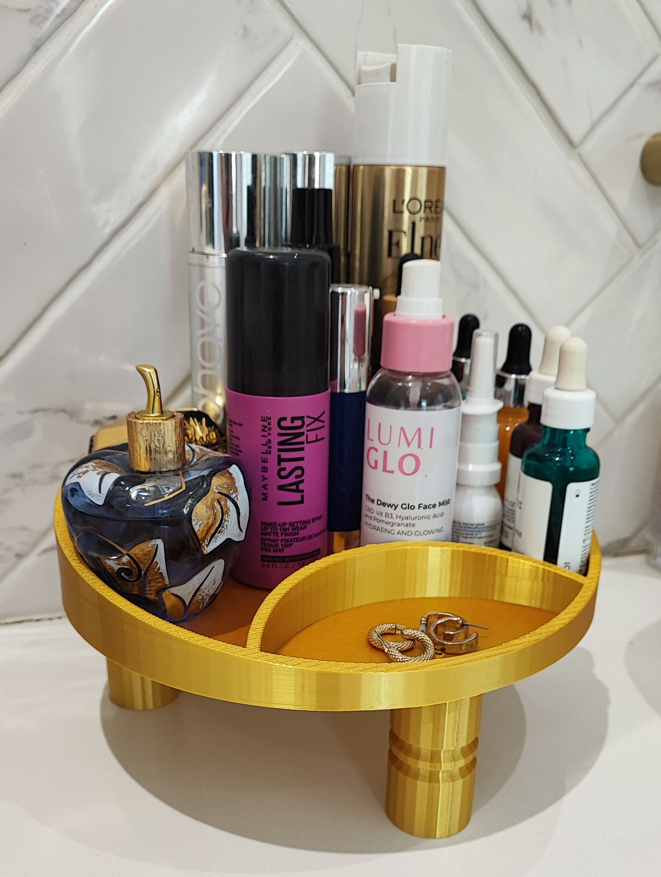 Catch All / Bathroom Tray with legs by dbw_dad | Download free STL ...