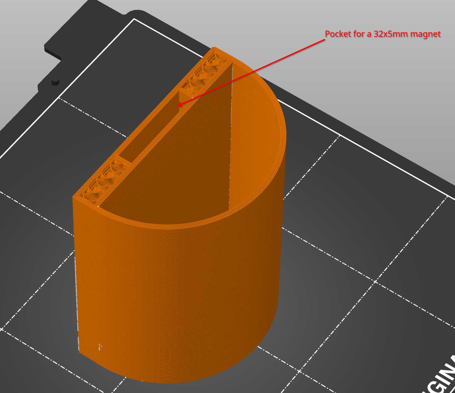 Fridge marker holder by kuchar download free stl model printables