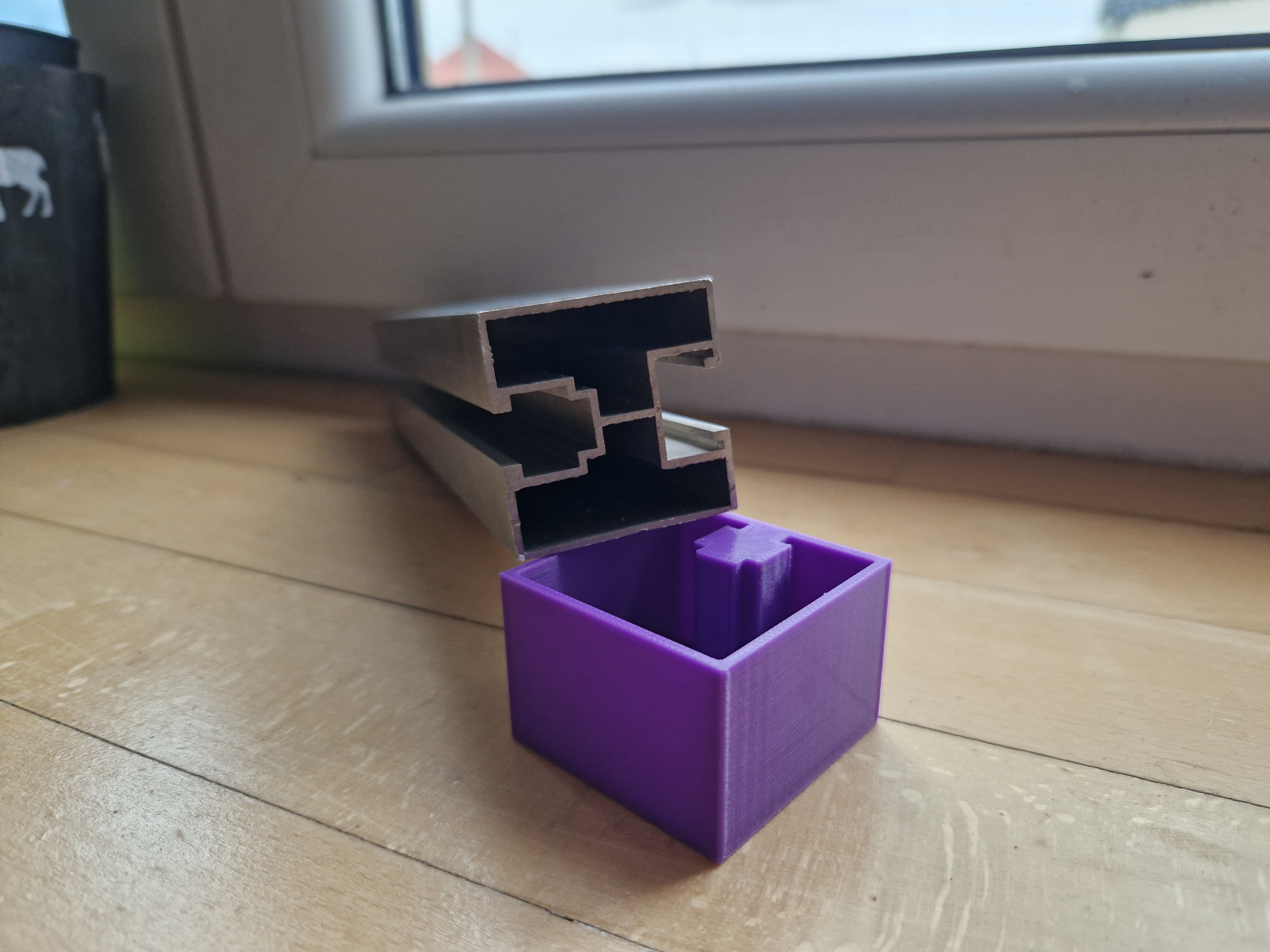 40mm Alu profile/PVE mount end cap