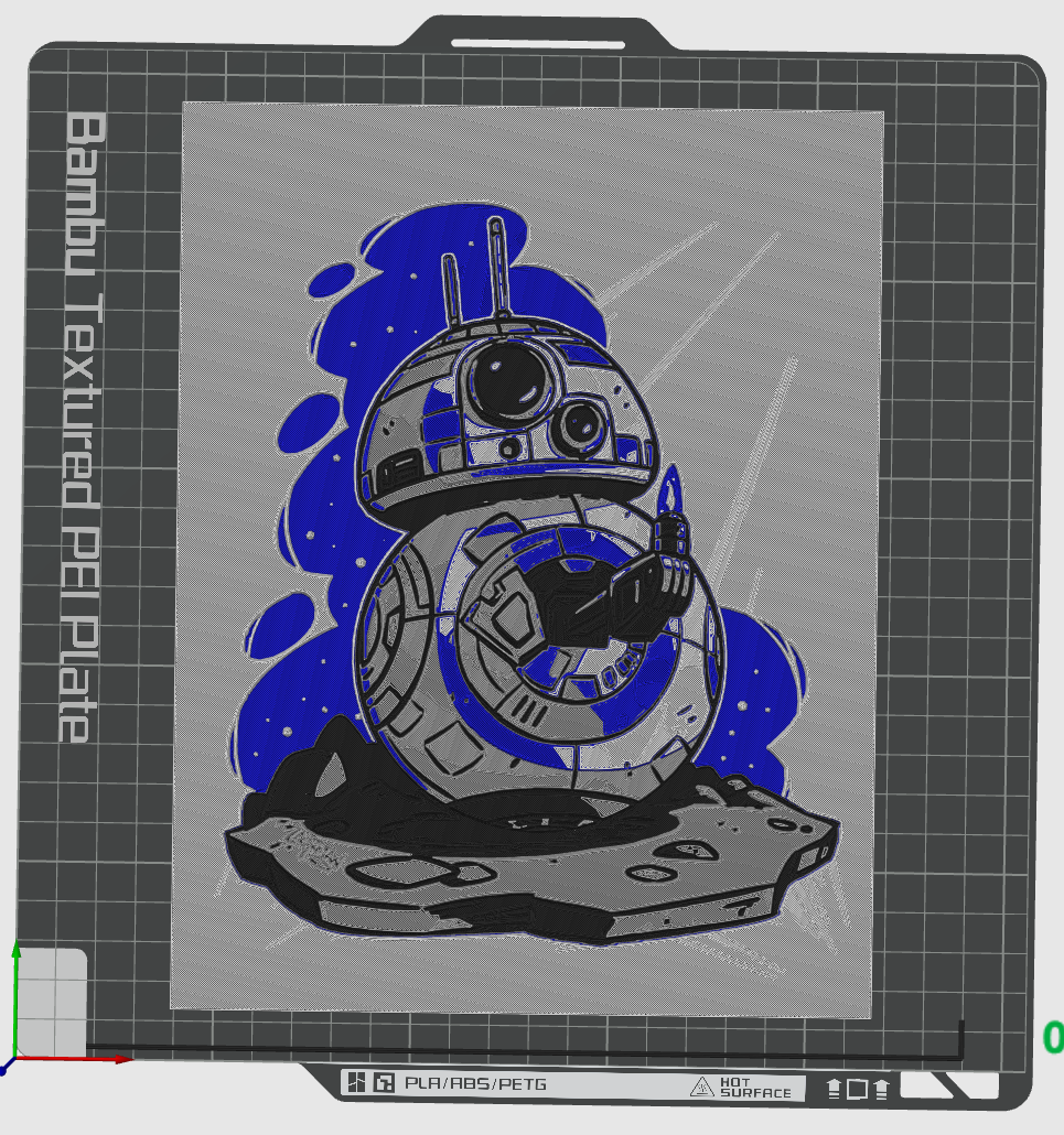 BB8 StarWars Hueforge by CuzstomWarezs | Download free STL model ...