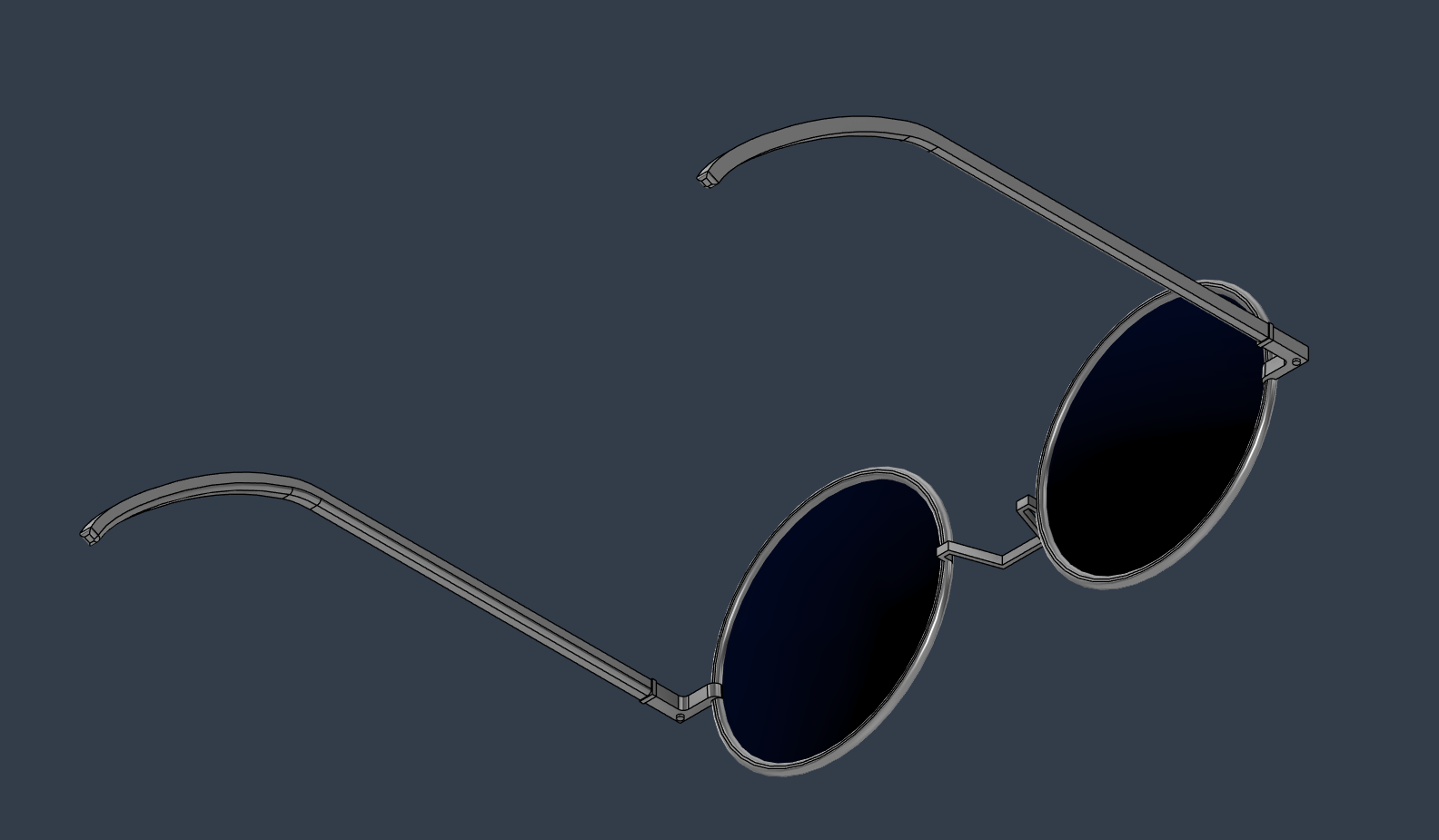 Miniatura 3 do modelo 3D Gojo Sunglasses