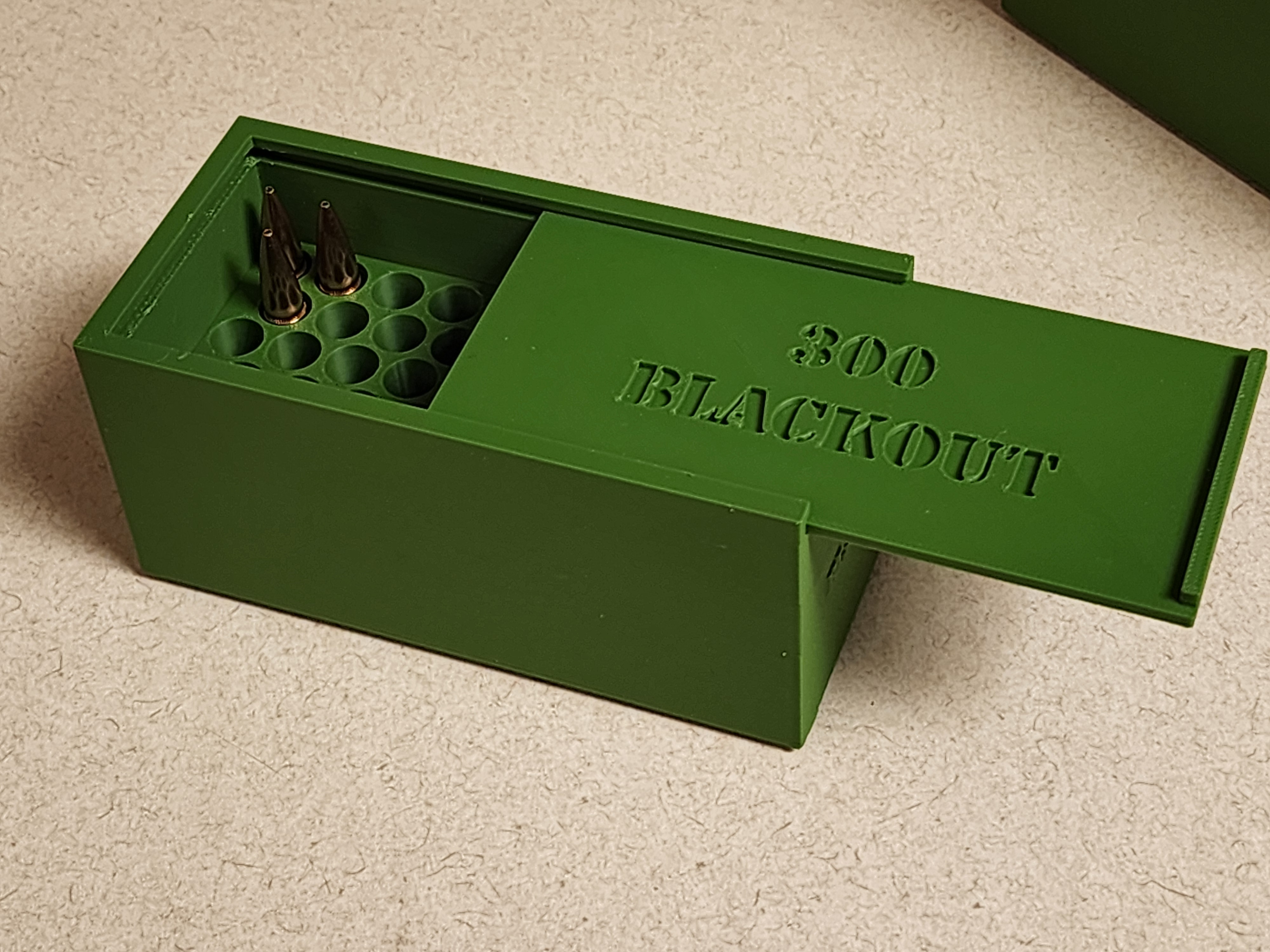 300 Blackout ammo box (stackable) by Erich Schultz | Download free STL ...