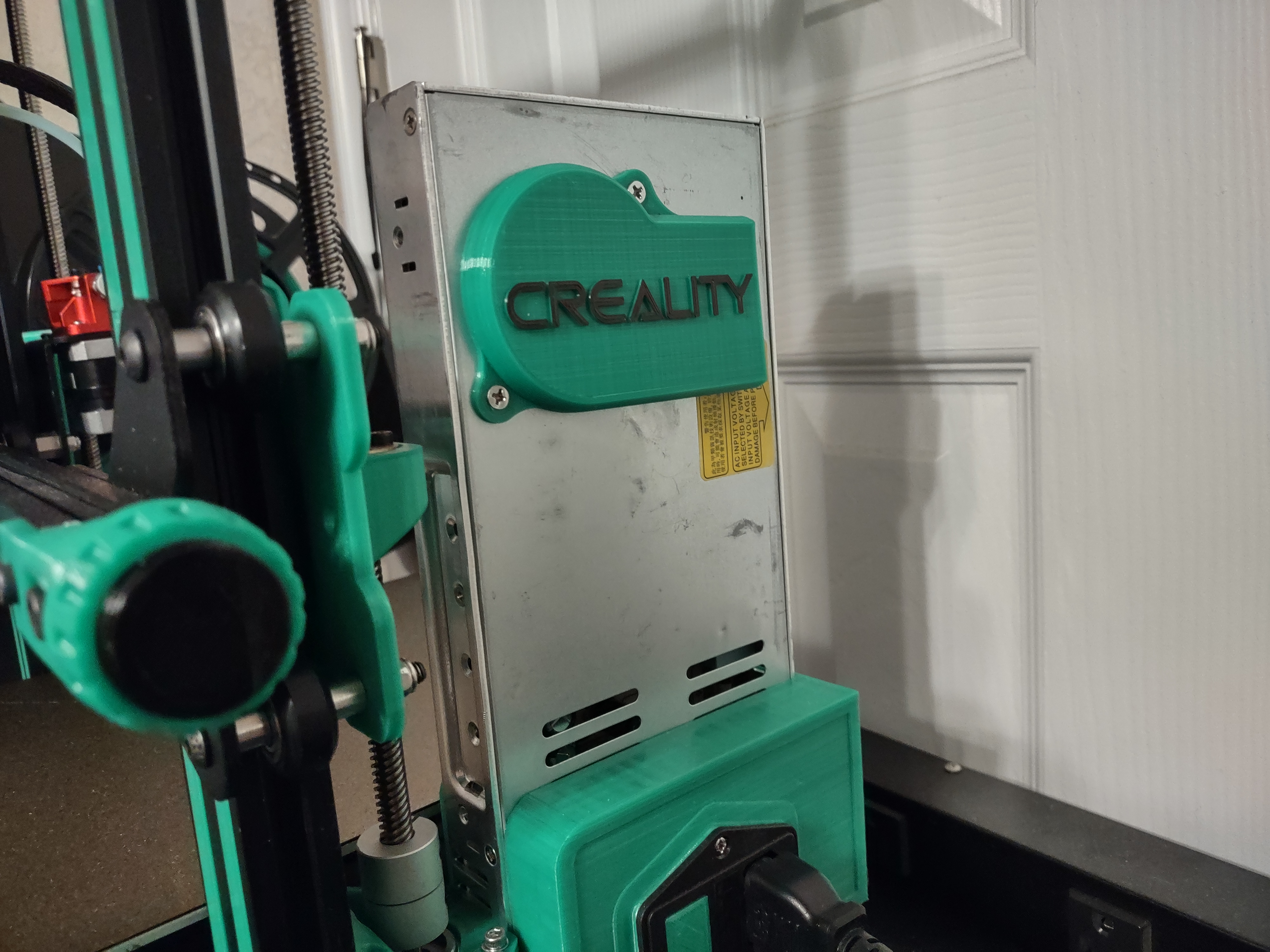 Creality Power Supply Fan Baffle for Ender 3 / Ender 3 Pro.