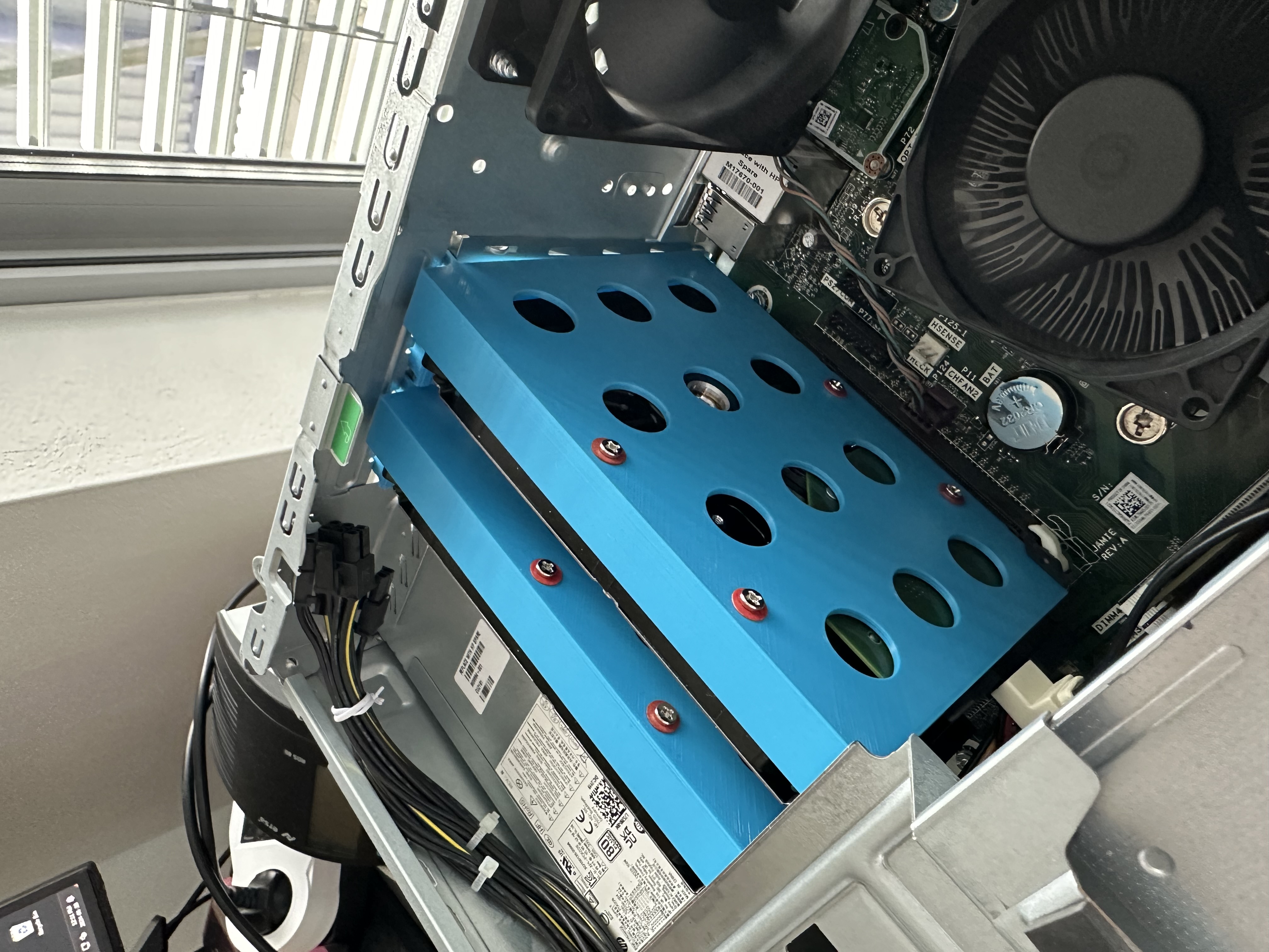 3.5 inch HDD bracket PCI slot