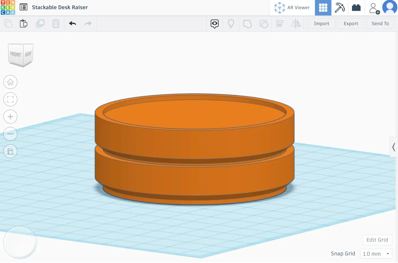 Stackable Desk Raiser by KnollsHouse | Download free STL model ...