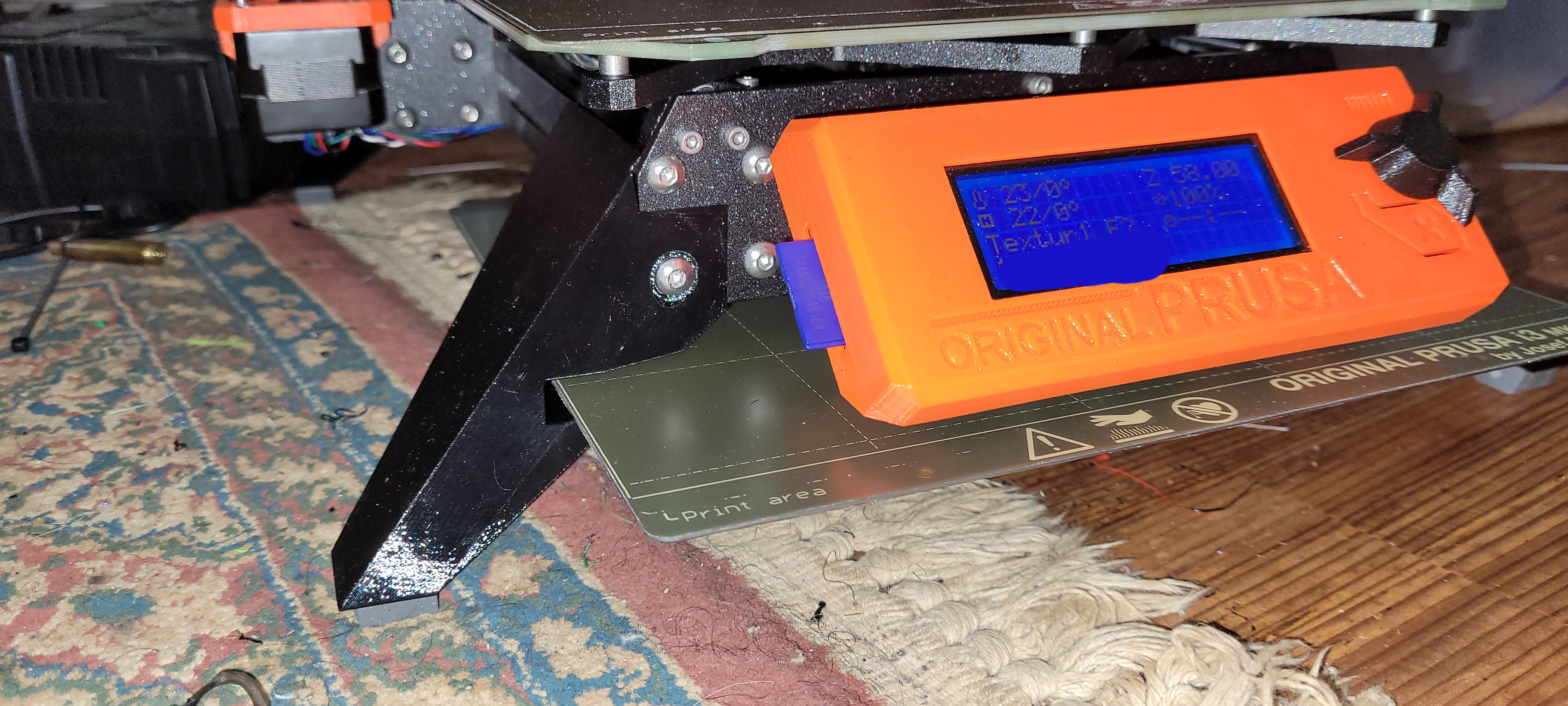 Prusa i3 MK3S+ Stand w/ PrintBed Storage