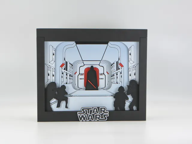 Star Wars Boarding of the Tantive IV Shadow Box