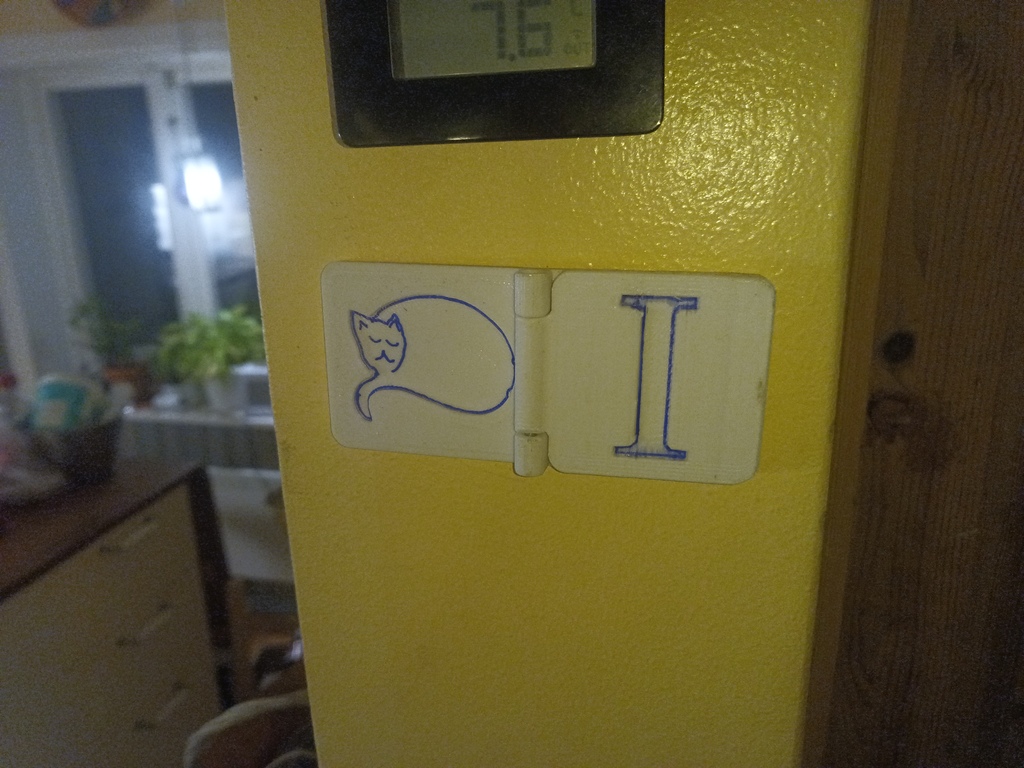 Cat is In/Out, customizable