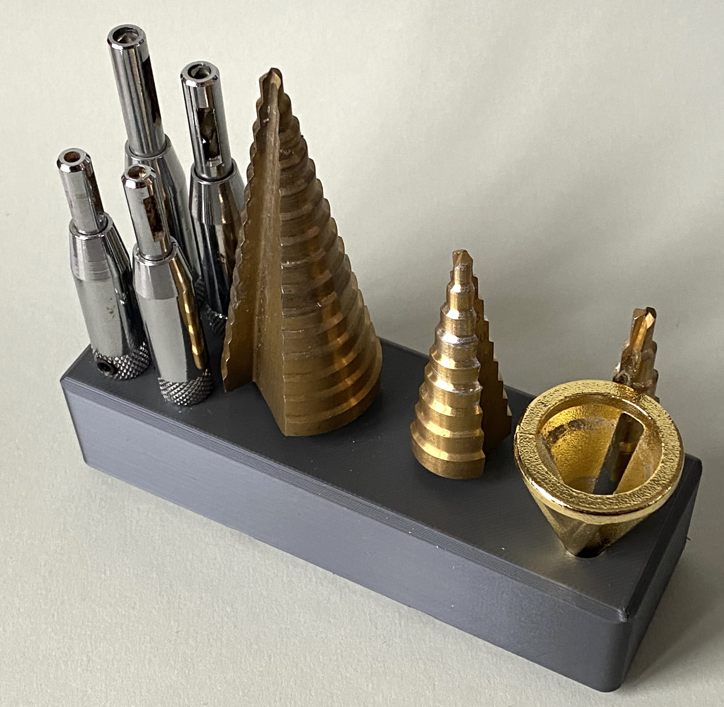 Miniatura 3 do modelo 3D Gridfinity Box for Step Drill Bits