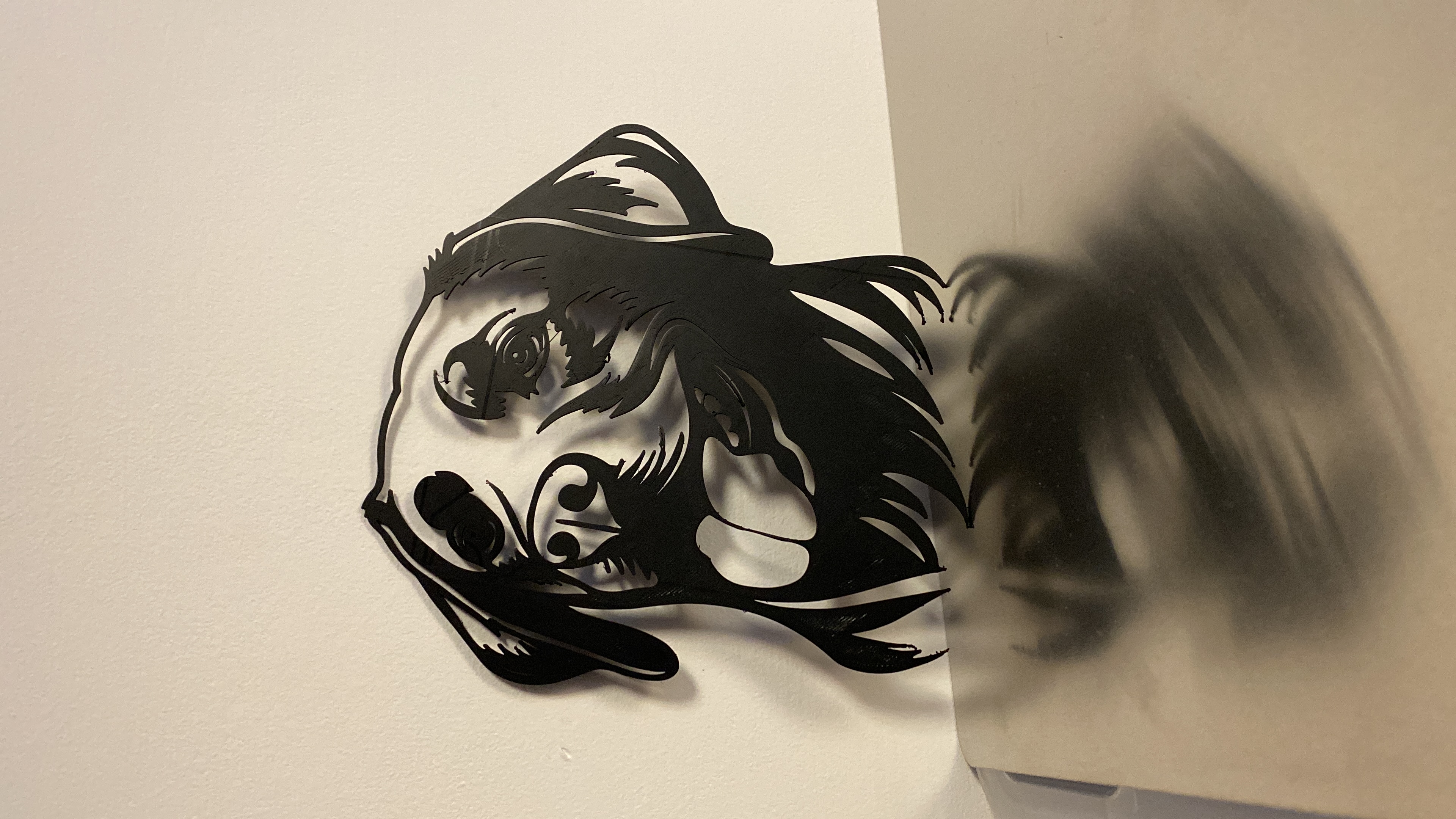 Labrador silouhette wall decoration