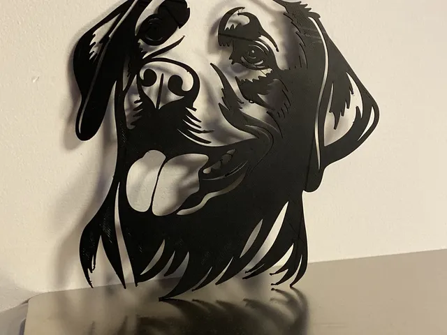 Labrador silouhette wall decoration