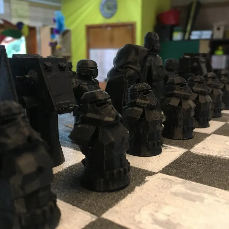 Star orders wars chess set 32 pcs printed in 4k