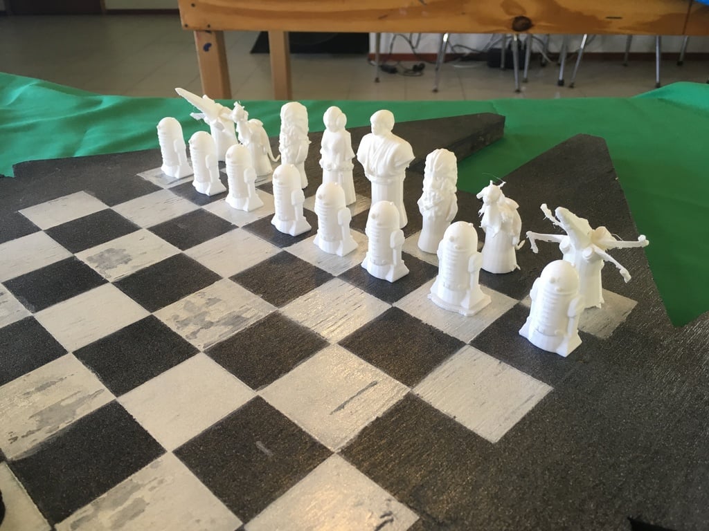 Miniatura 5 do modelo 3D Starwars Chess Set