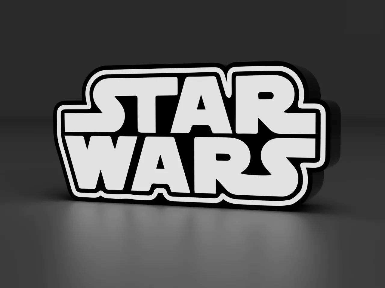 Star Wars LED LightBox (StarWars) by Lozagon1234 | Download free
