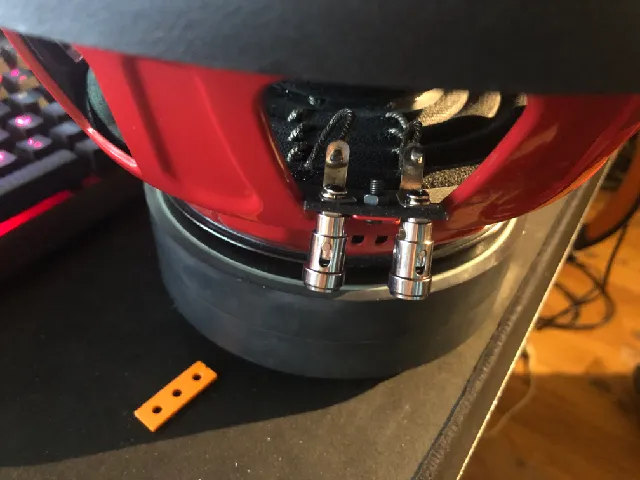 Subwoofer push terminal plate holder replacement