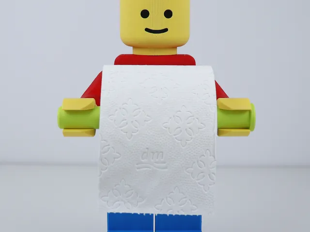 Lego Man Toilet Paper Holder