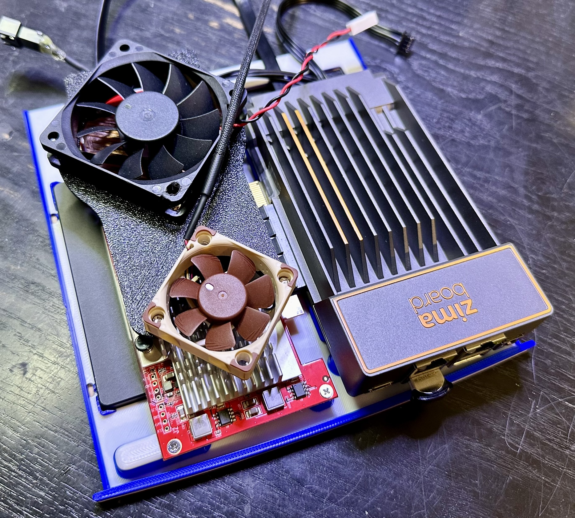 ZimaBoard Modular Rack Sled Remix - PCIe, Tool-free SSD, & other minor tweaks