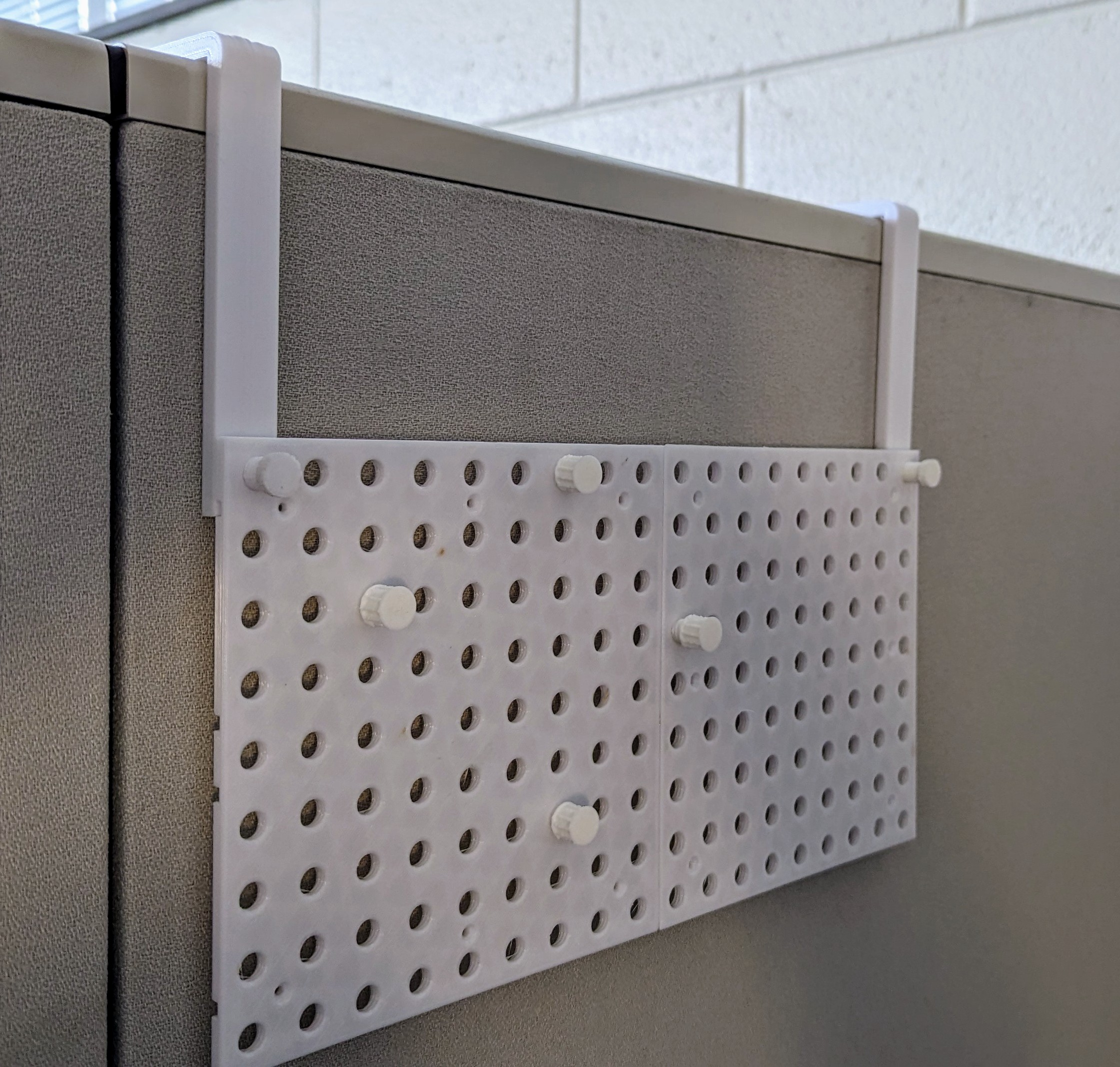 Wall Hanging Hook for Cubicle - Threaded Wall Board REMIX